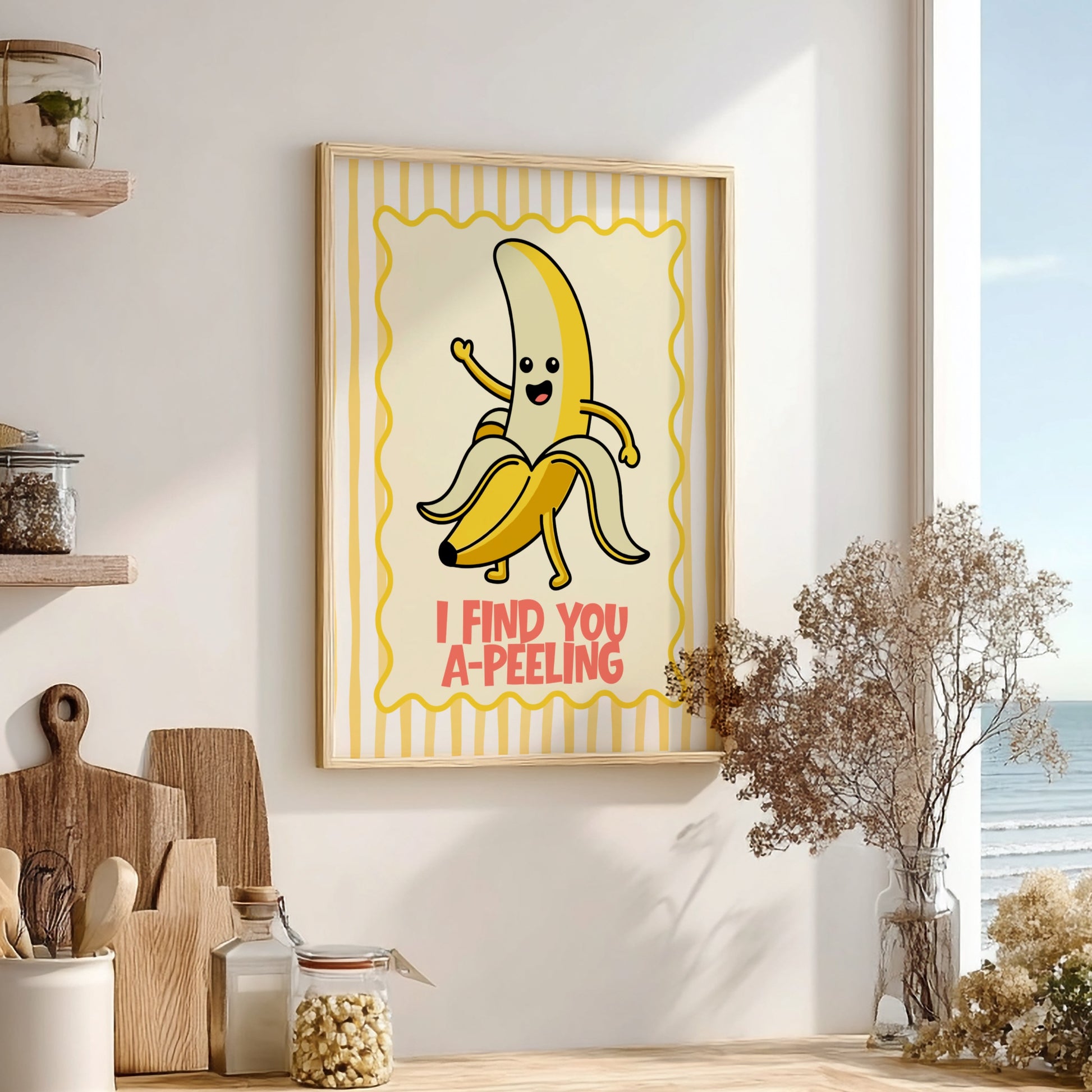 Banana - I Find You A-Peeling - Kitchen Wall Art