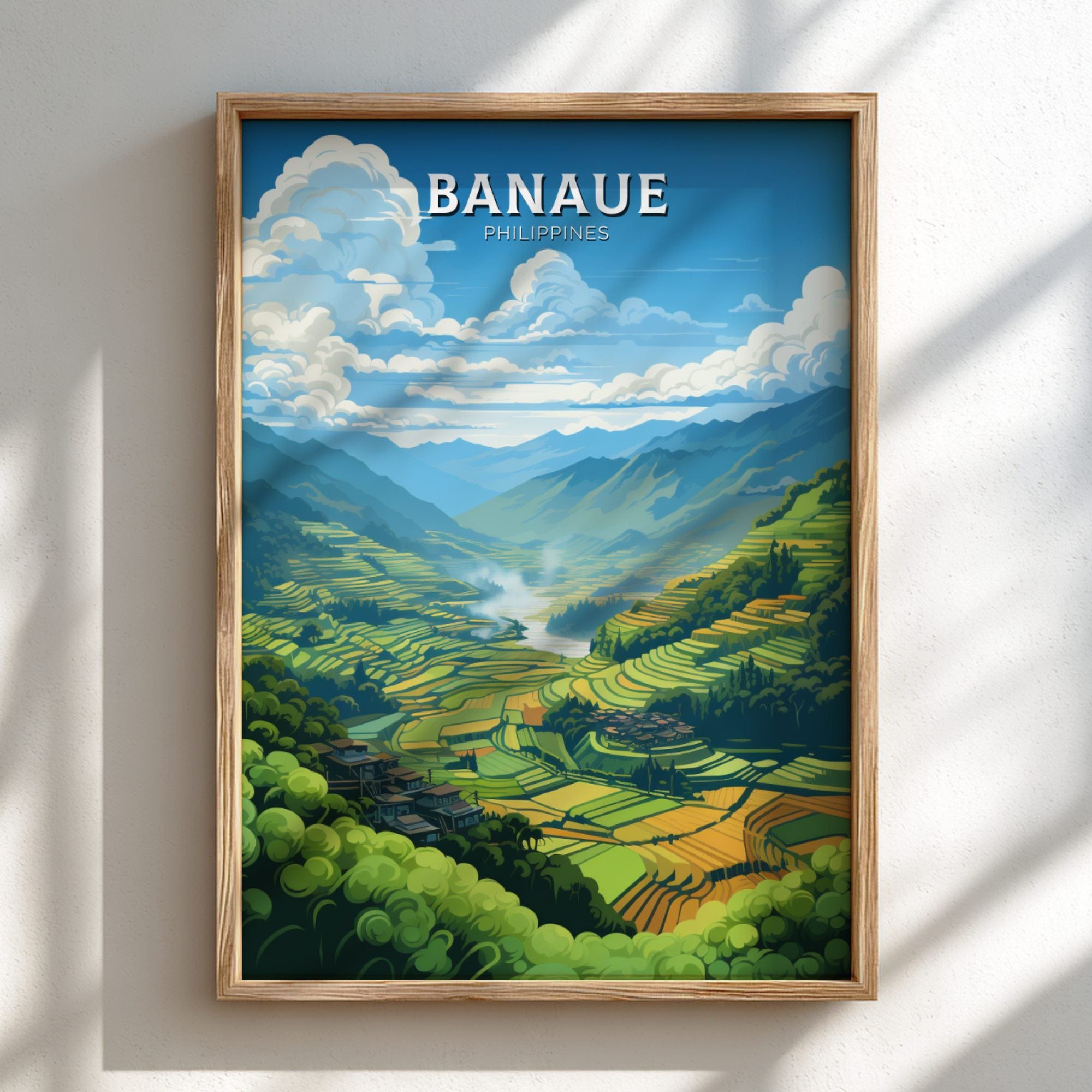 Asian BANAUE PRINT - PHILIPPINES ARTWORK