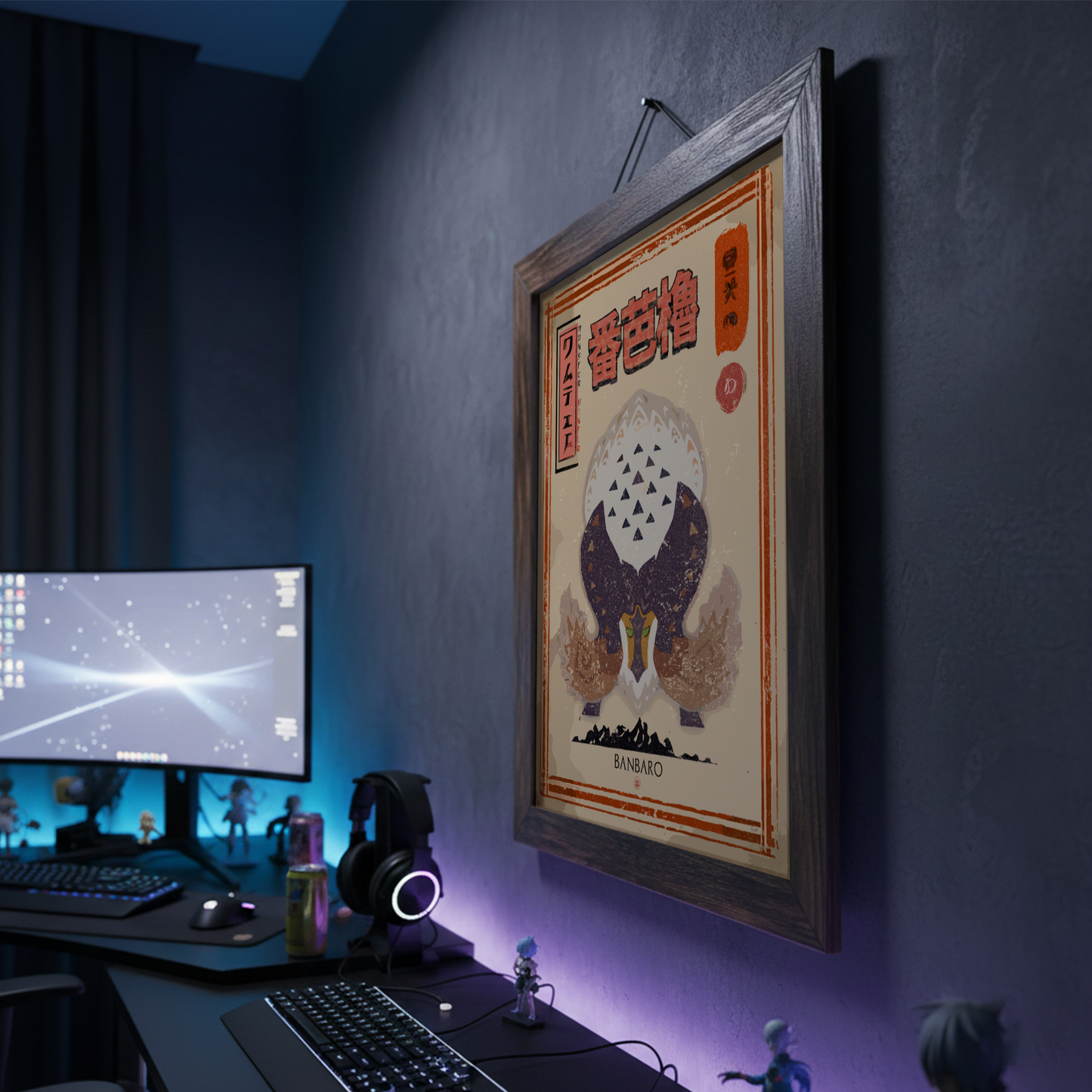 Banbaro - Monster Hunter Wall Art Print
