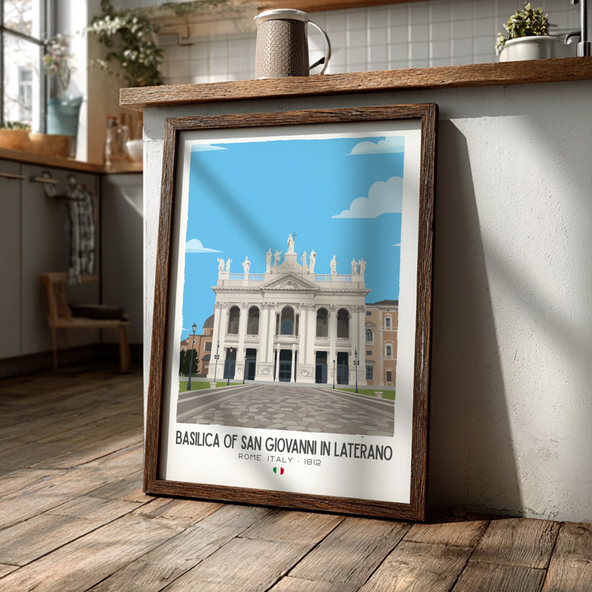 San Giovanni in Laterano Rome Art - "The Archbasilica" Wall Print