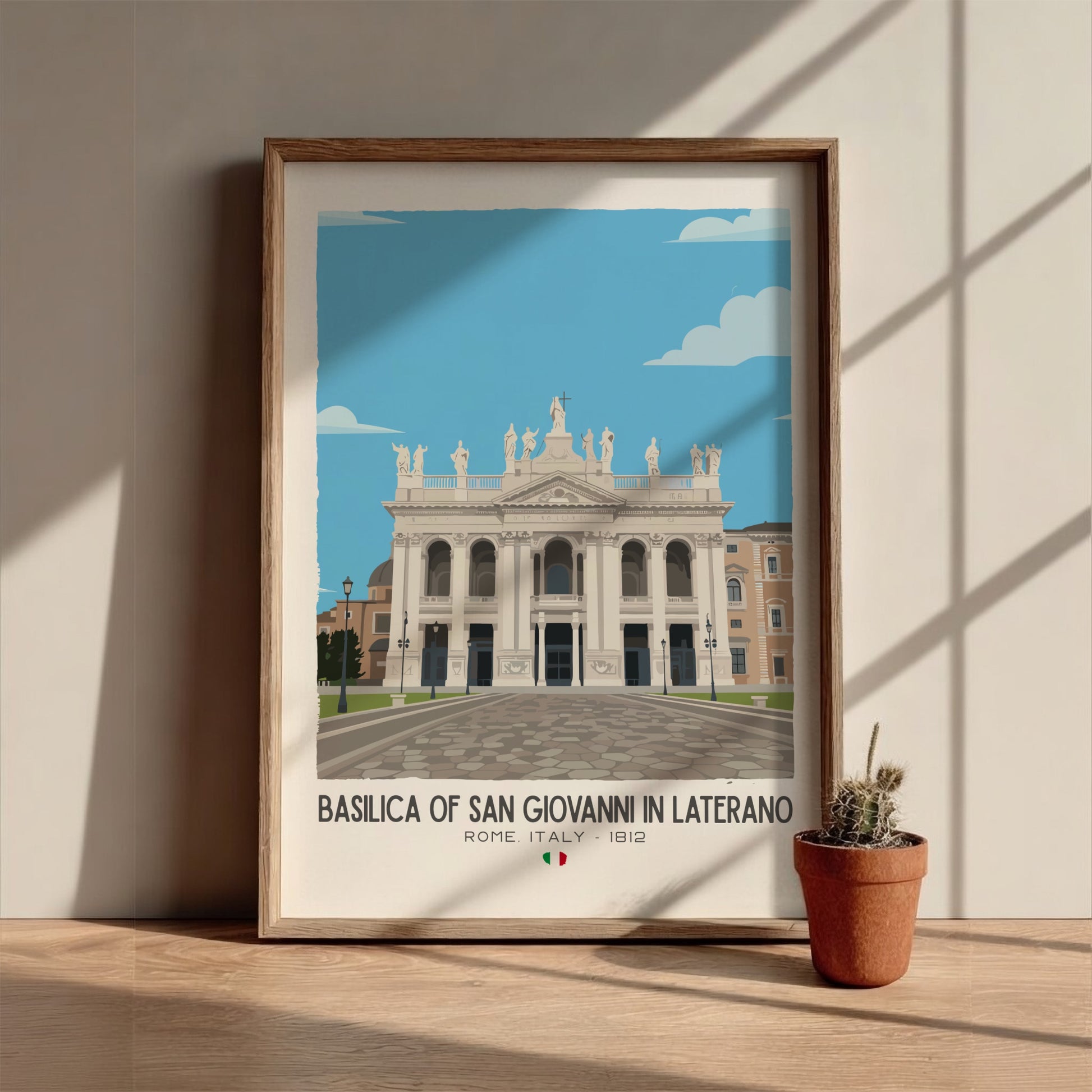 San Giovanni in Laterano Rome Art - "The Archbasilica" Wall Print