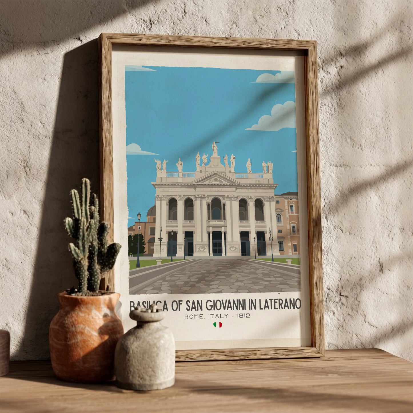San Giovanni in Laterano Rome Art - "The Archbasilica" Wall Print