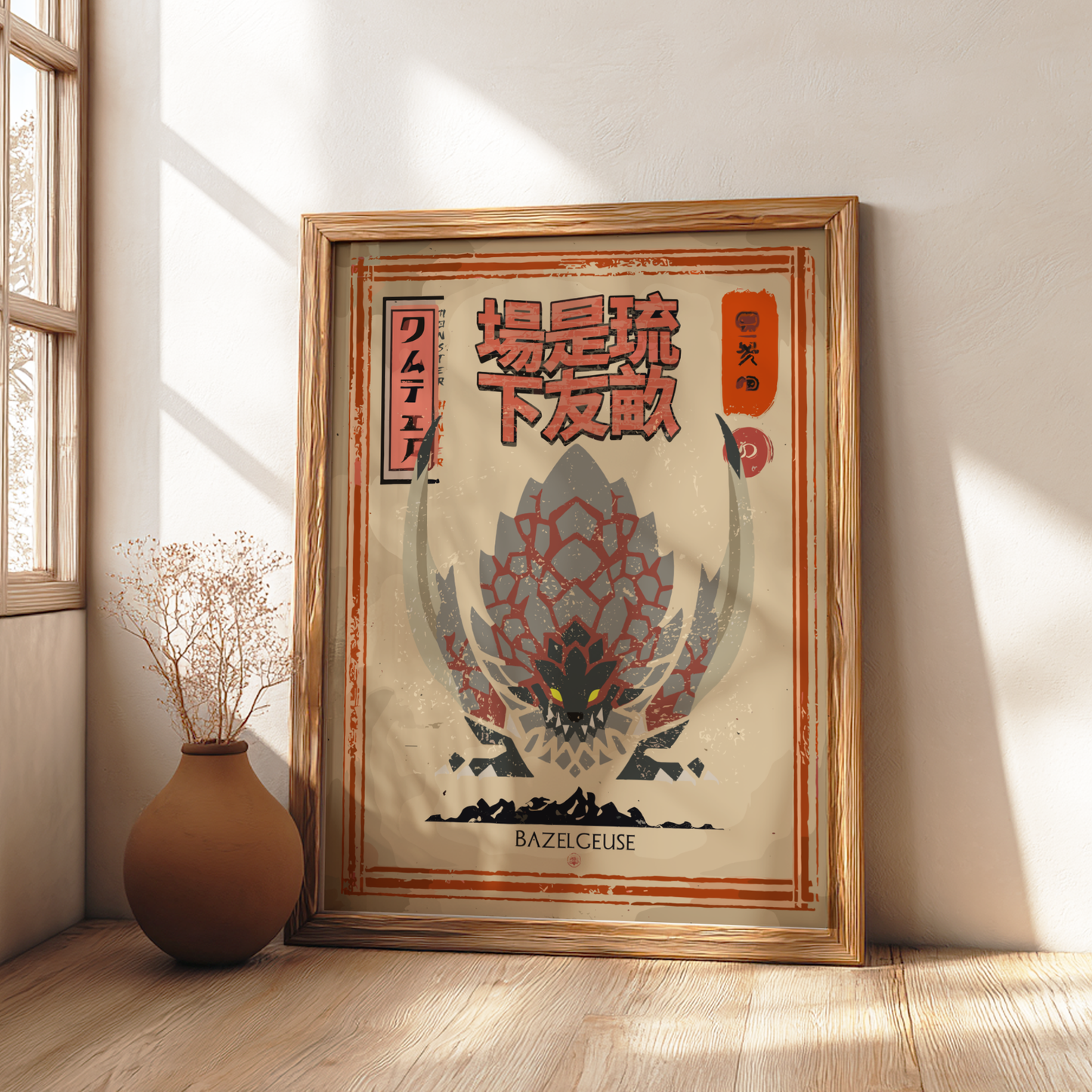 Bazelgeuse - Monster Hunter Wall Art Print