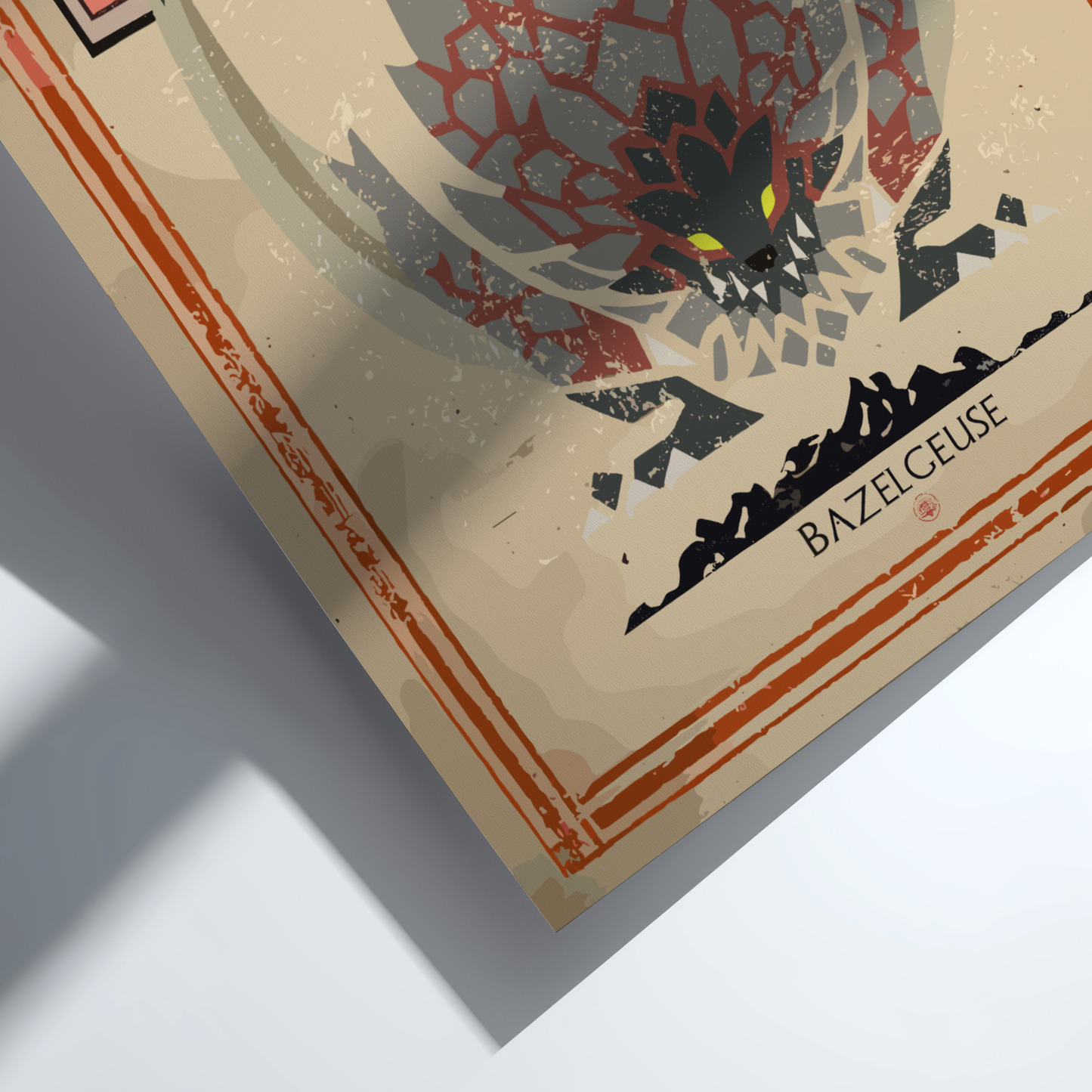 Bazelgeuse - Monster Hunter Wall Art Print