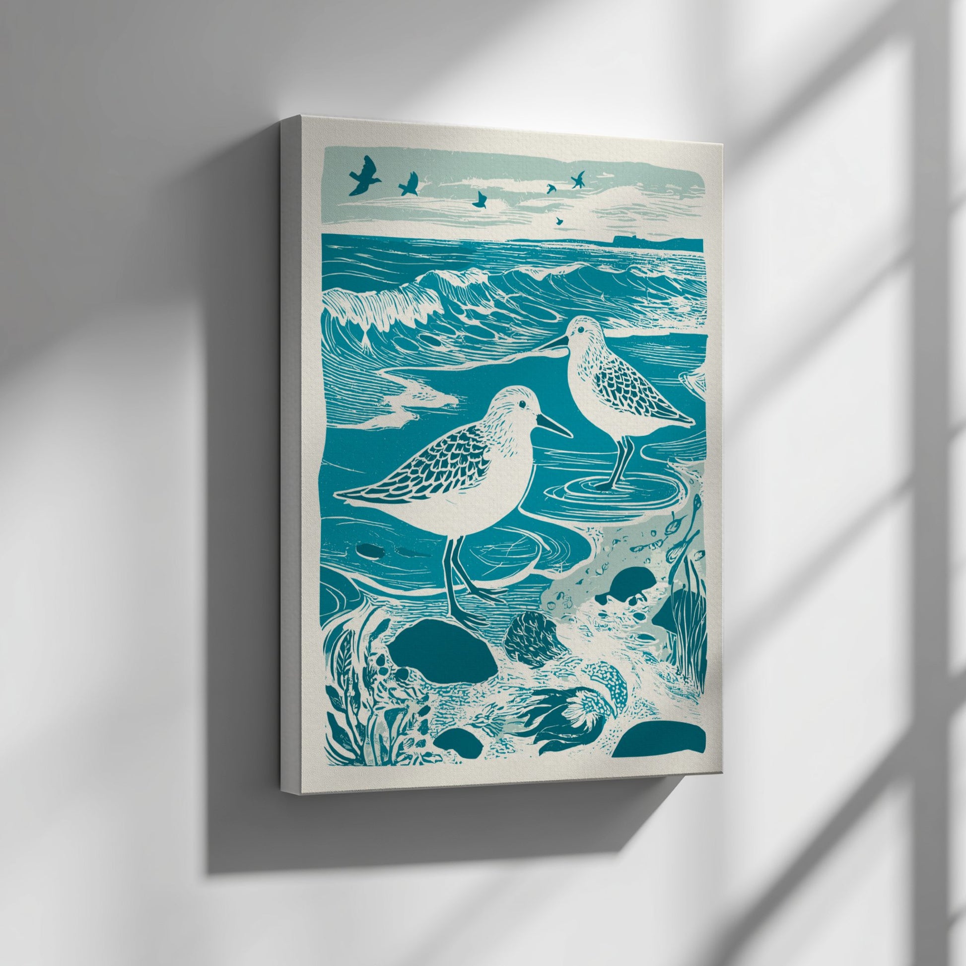 Beach Birds – Coastal Bird Wall Art Print
