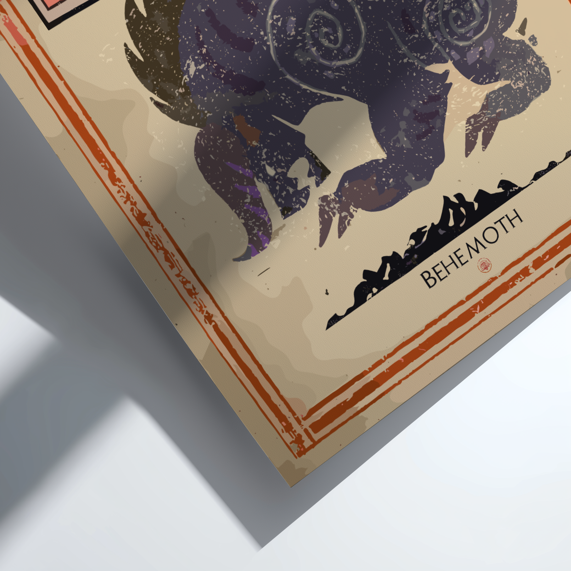 Behemoth - Monster Hunter Wall Art Print