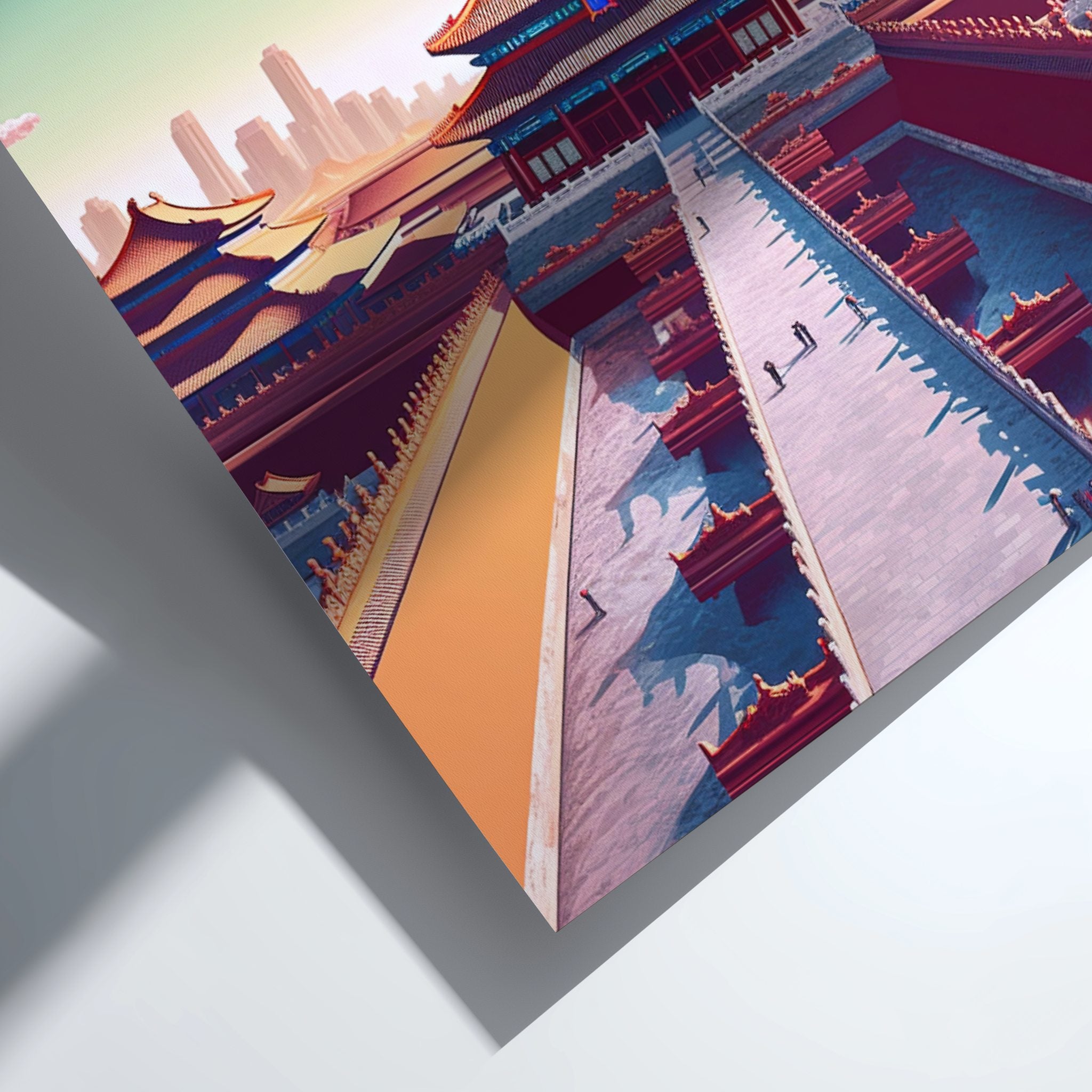 Asian BEIJING TRAVEL POSTER - RETRO PRINT