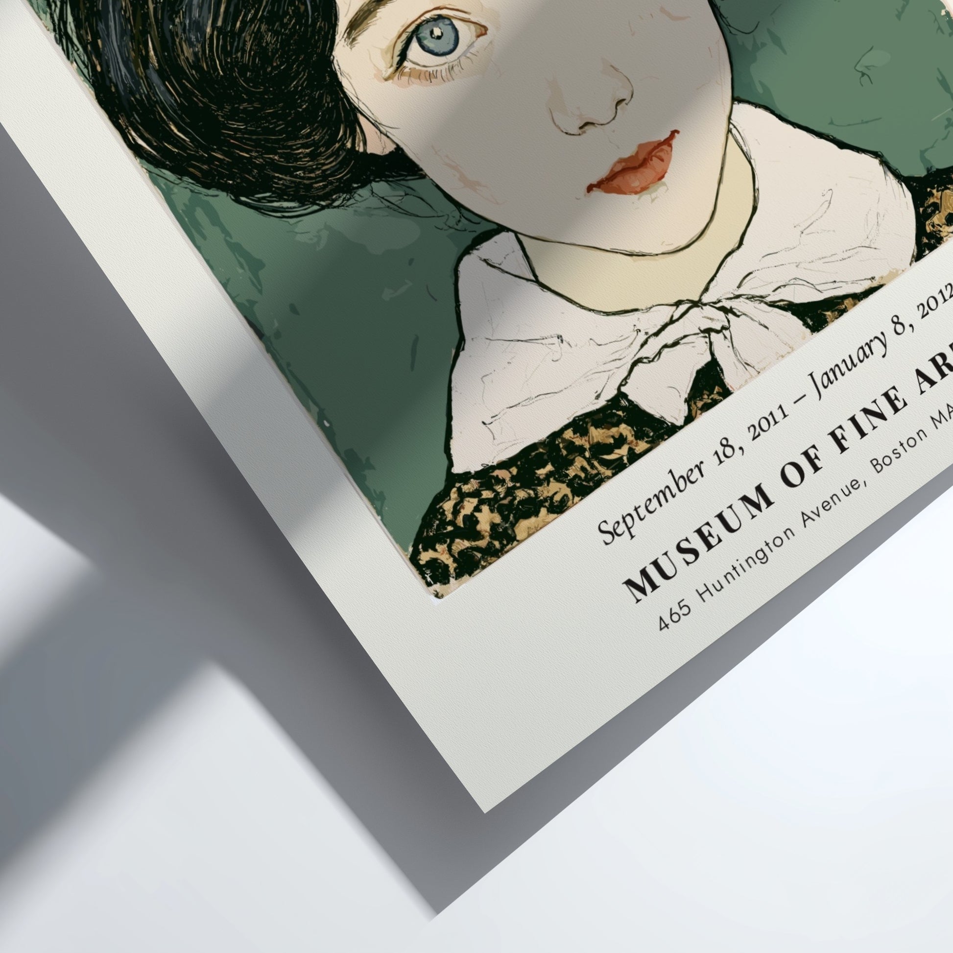 Egon Schiele poster featuring Bildnis Wally Neuzil, expressionist style with bold lines and rich colors