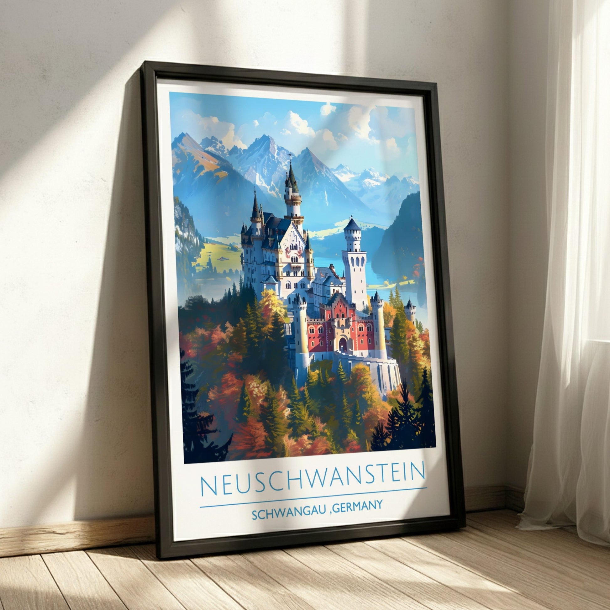 Neuschwanstein, Germany: The Pinnacle – Modern Travel Art