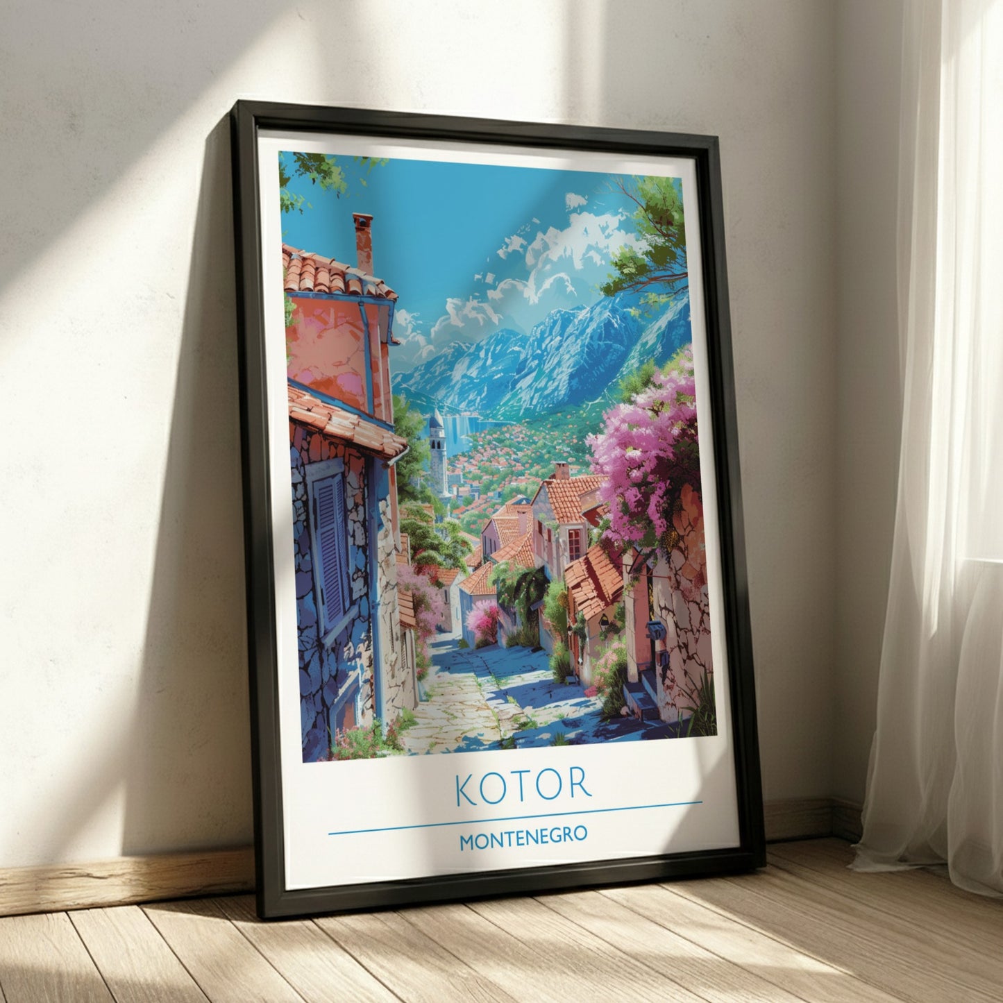 Kotor, Montenegro: The Fjord – Modern Travel Art