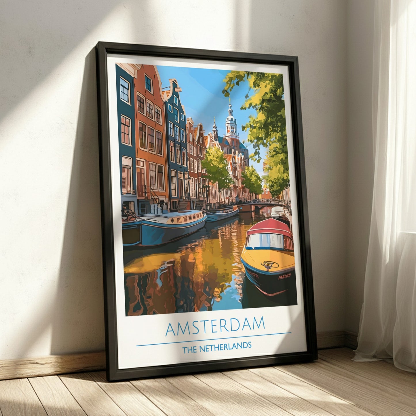 Amsterdam, Netherlands: The Meridian – Modern Travel Art