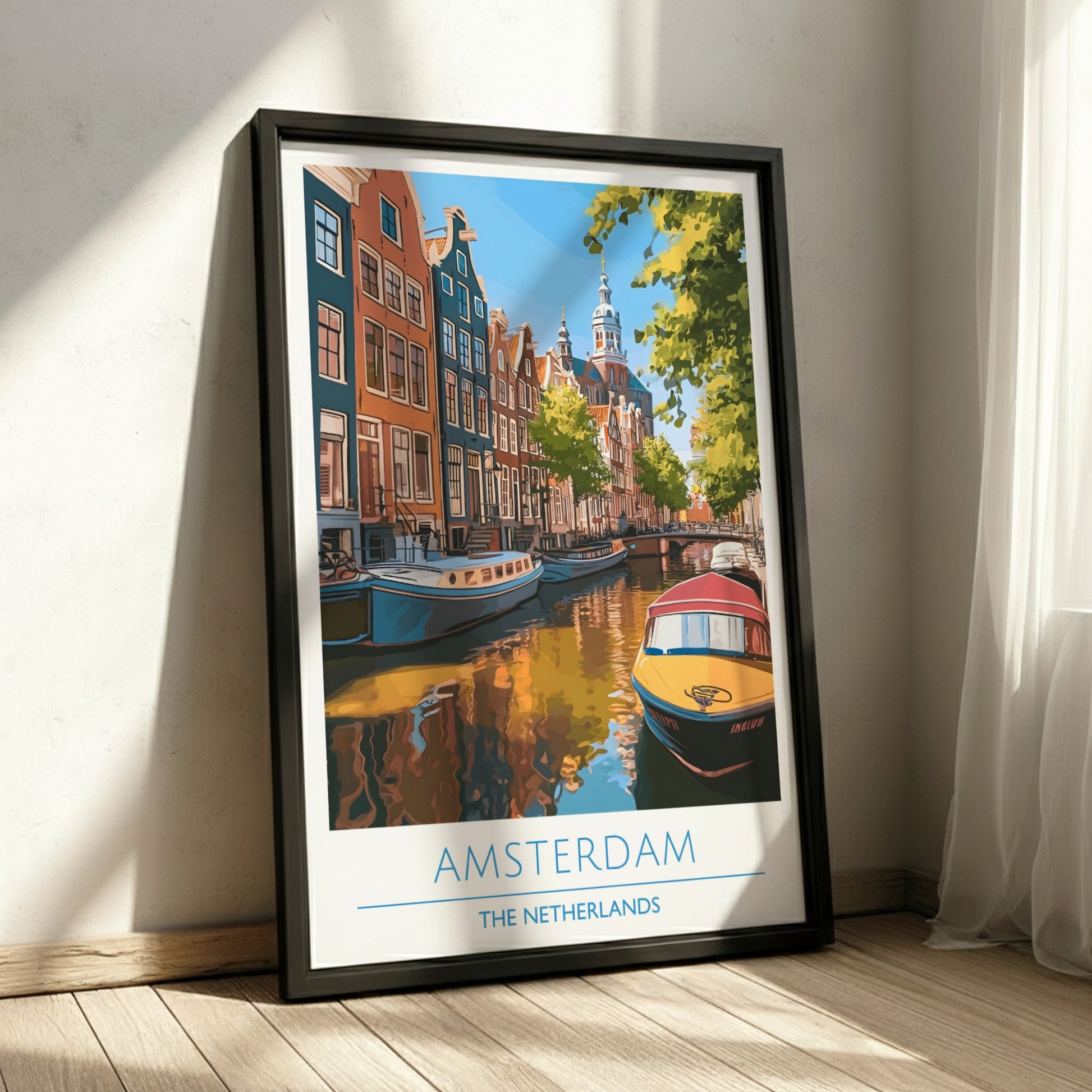 Amsterdam, Netherlands: The Meridian – Modern Travel Art