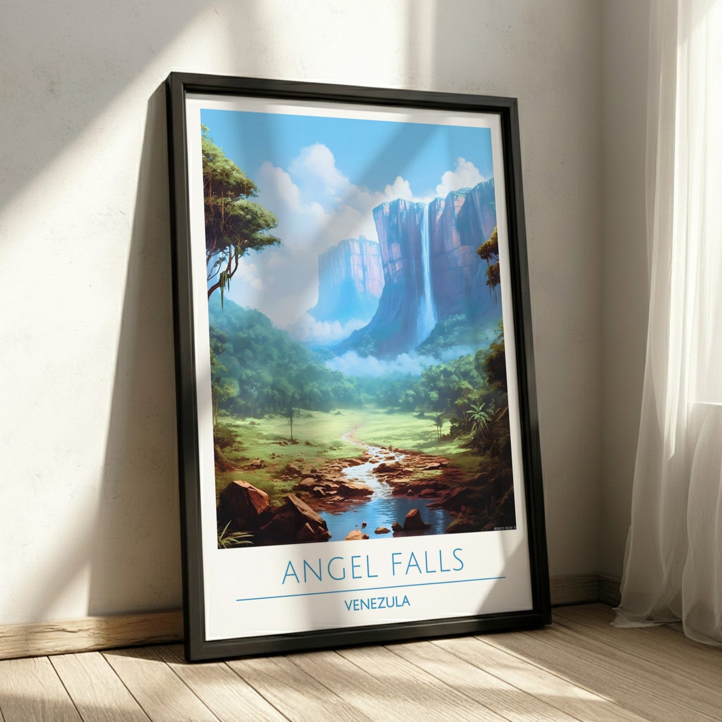 Angel Falls, Venezuela: The Heights – Modern Travel Art