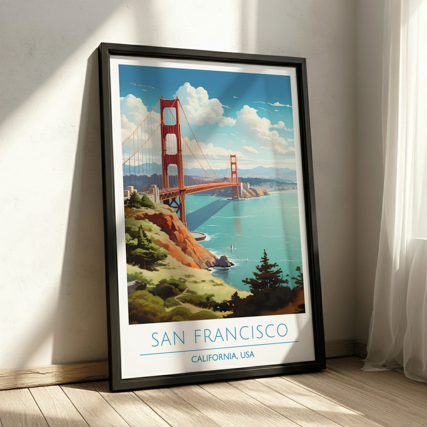 San Francisco, California: The Meridian – Modern Travel Art