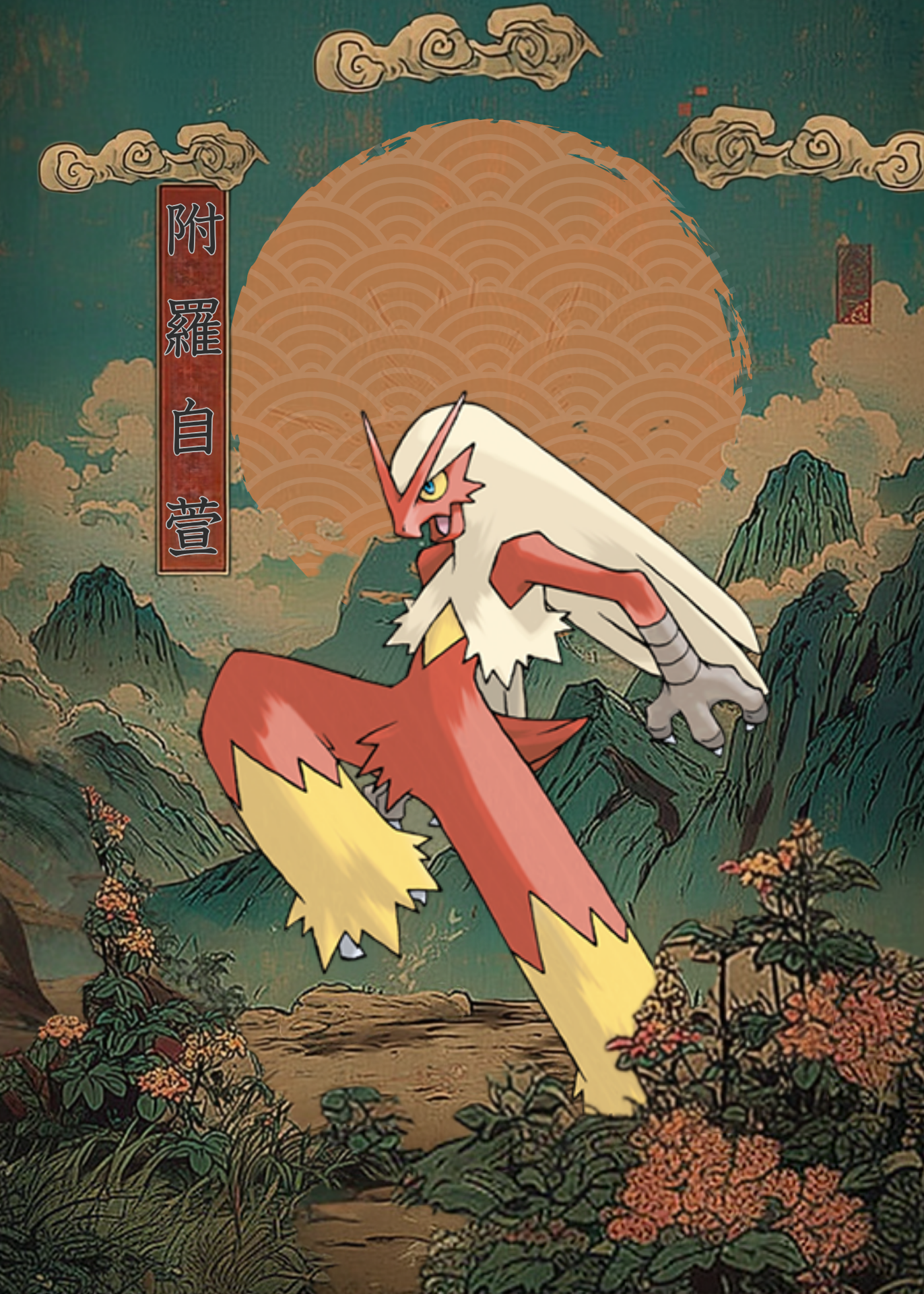Blaziken Pokemon Poster