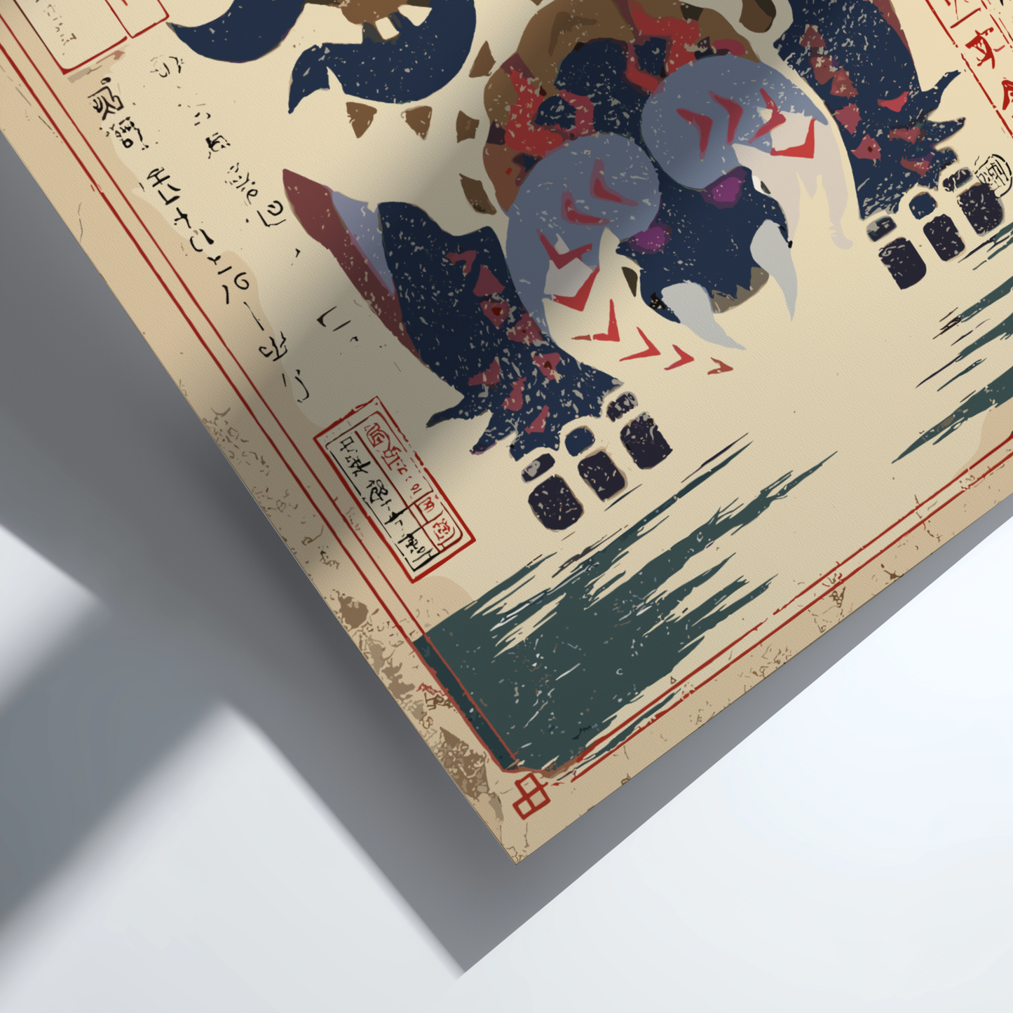 Bloodbath Diablos Art Print - Monster Hunter Poster