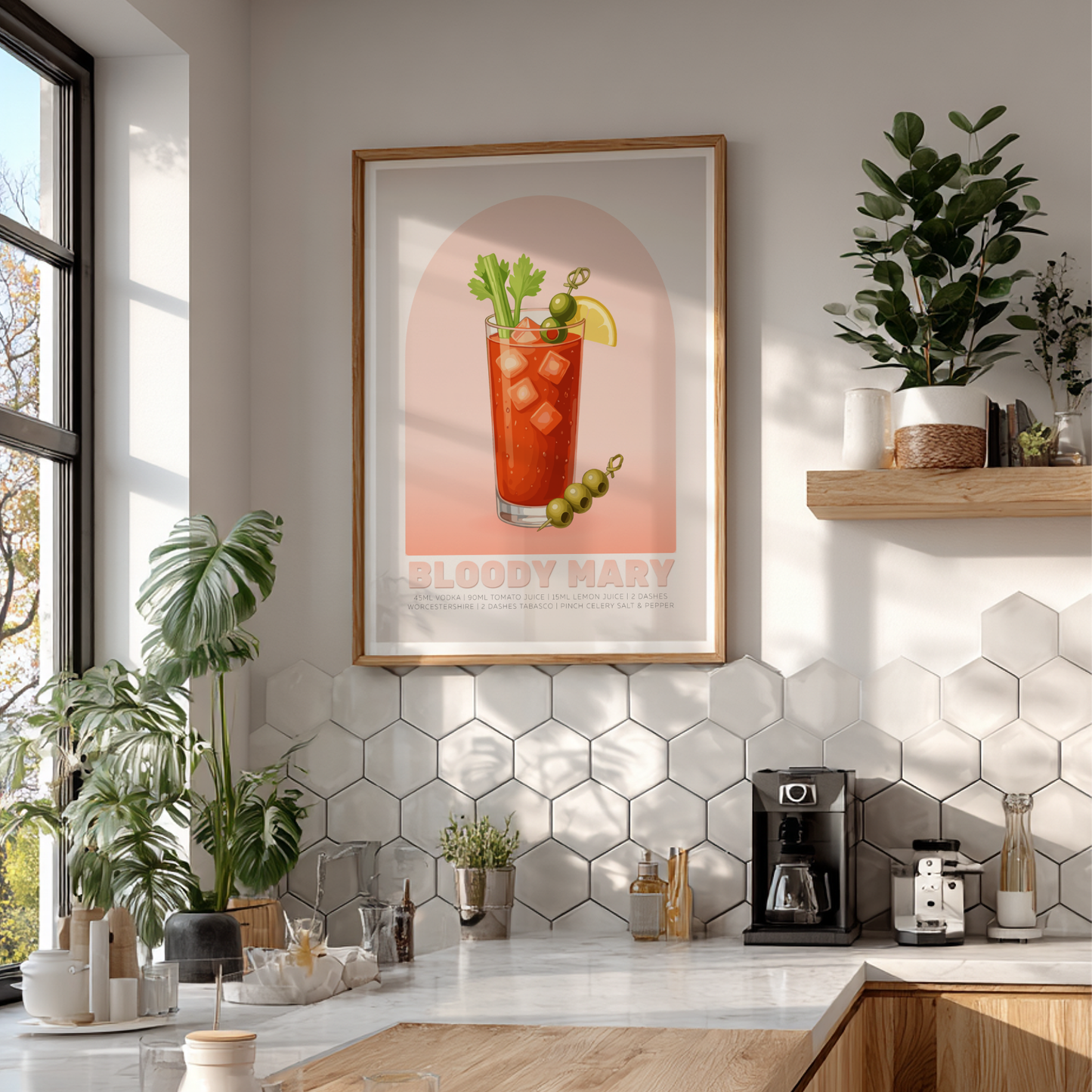 Bloody Mary Cocktail Poster - Drinks Wall Art