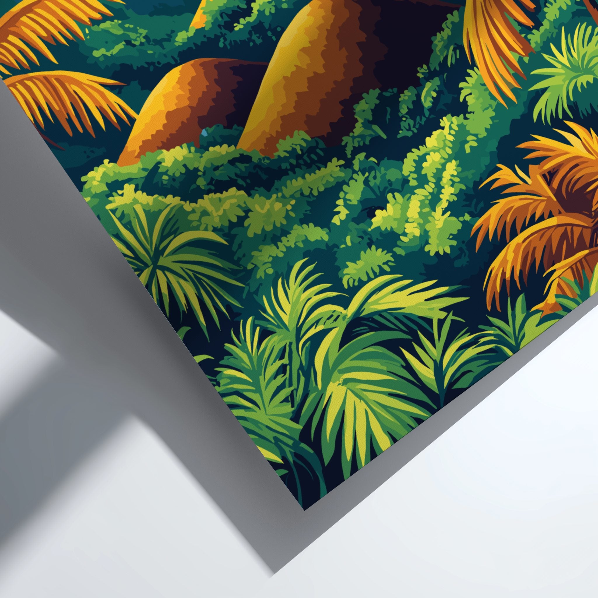 Asian BOHOL POSTER - CHOCOLATE HILLS ARTWORK