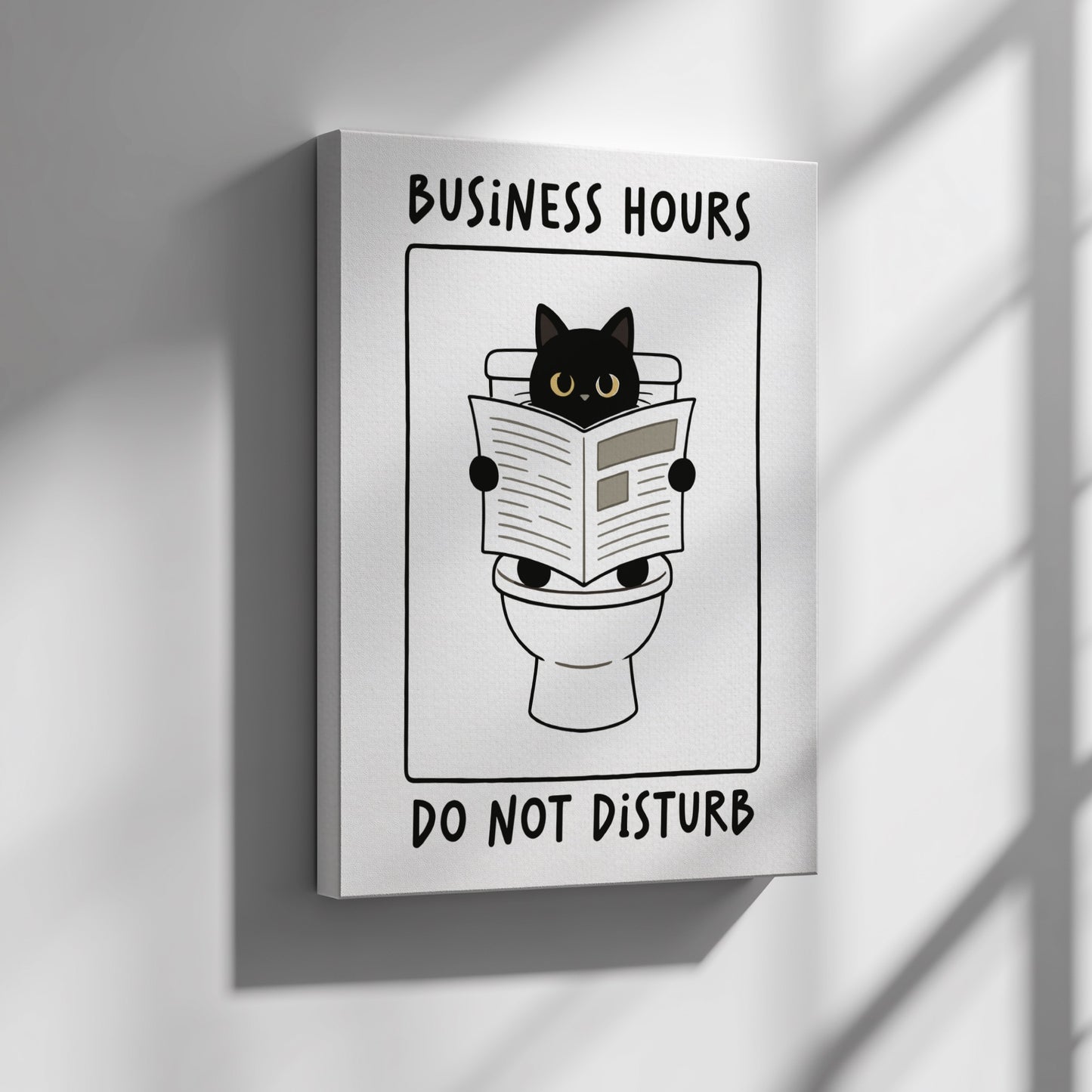 Business Hours: Do Not Disturb Poster - Funny Office Wall Art Print