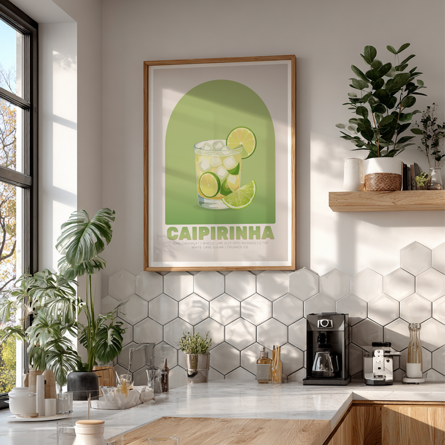 Caipirinha Cocktail Poster - Drinks Wall Art