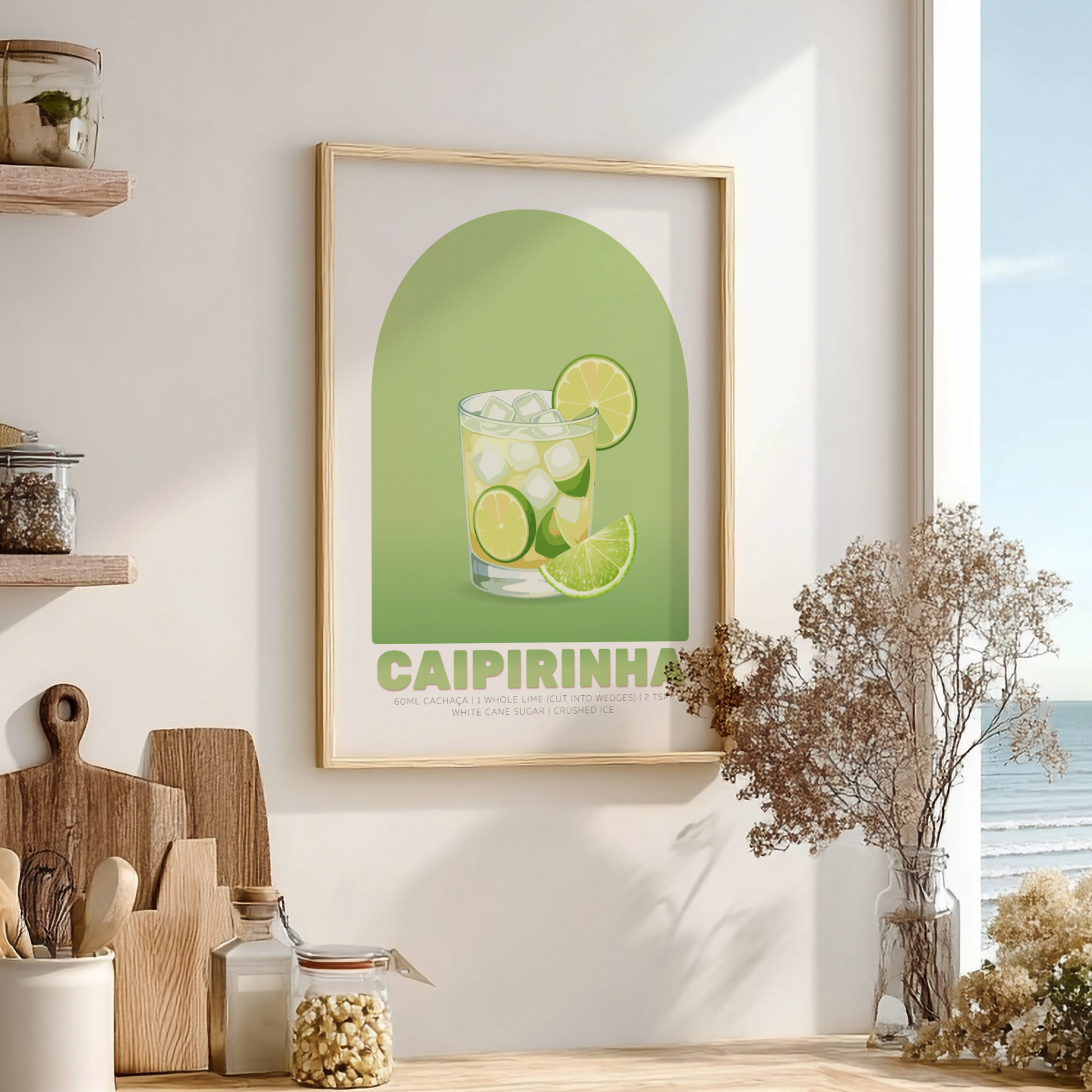 Caipirinha Cocktail Poster - Drinks Wall Art