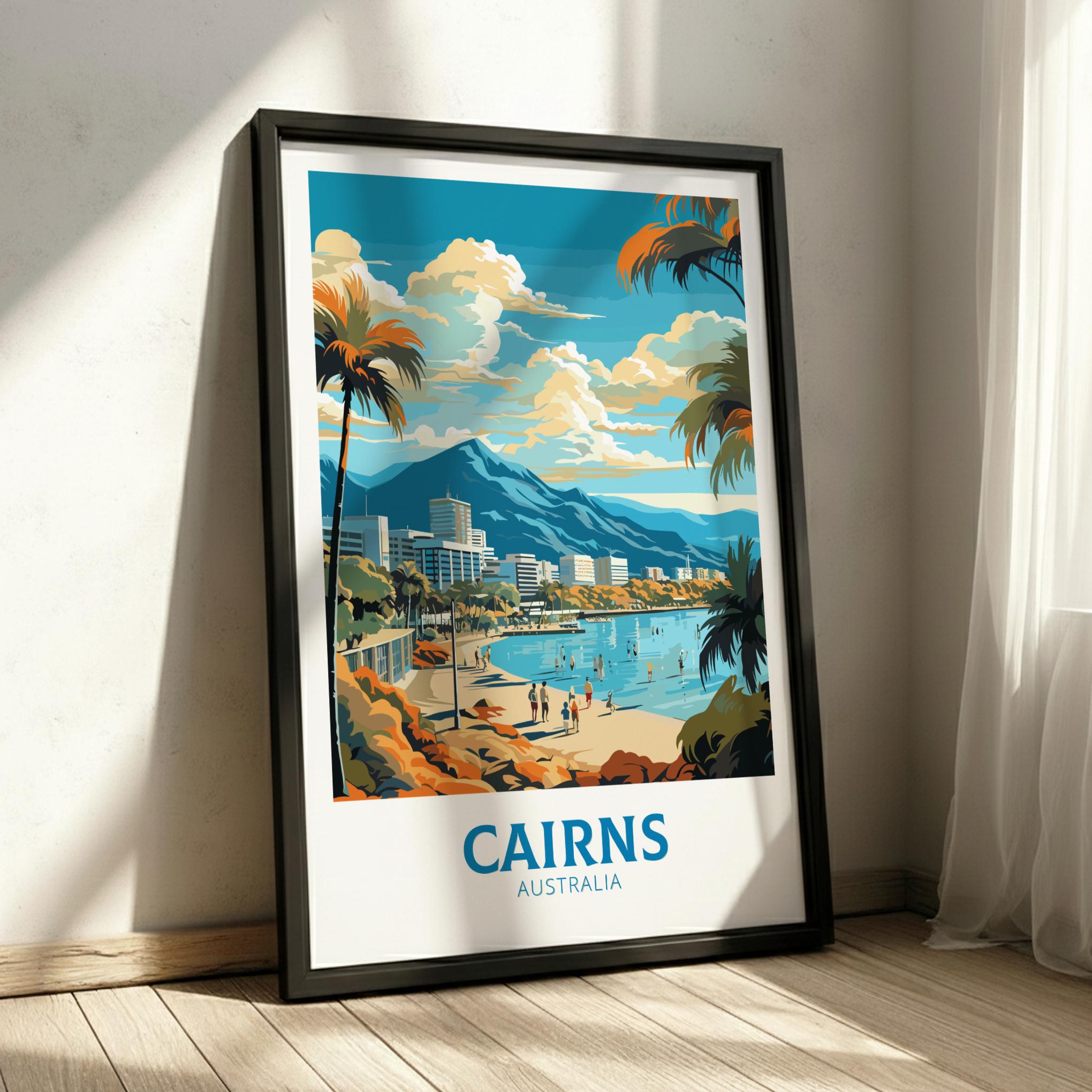 Australia CAIRNS TRAVEL PRINT - WALLART AUSTRALIA