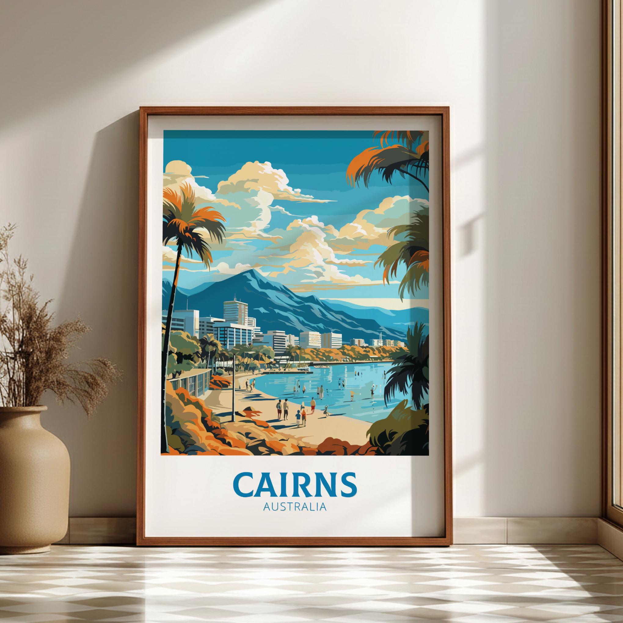 Australia CAIRNS TRAVEL PRINT - WALLART AUSTRALIA
