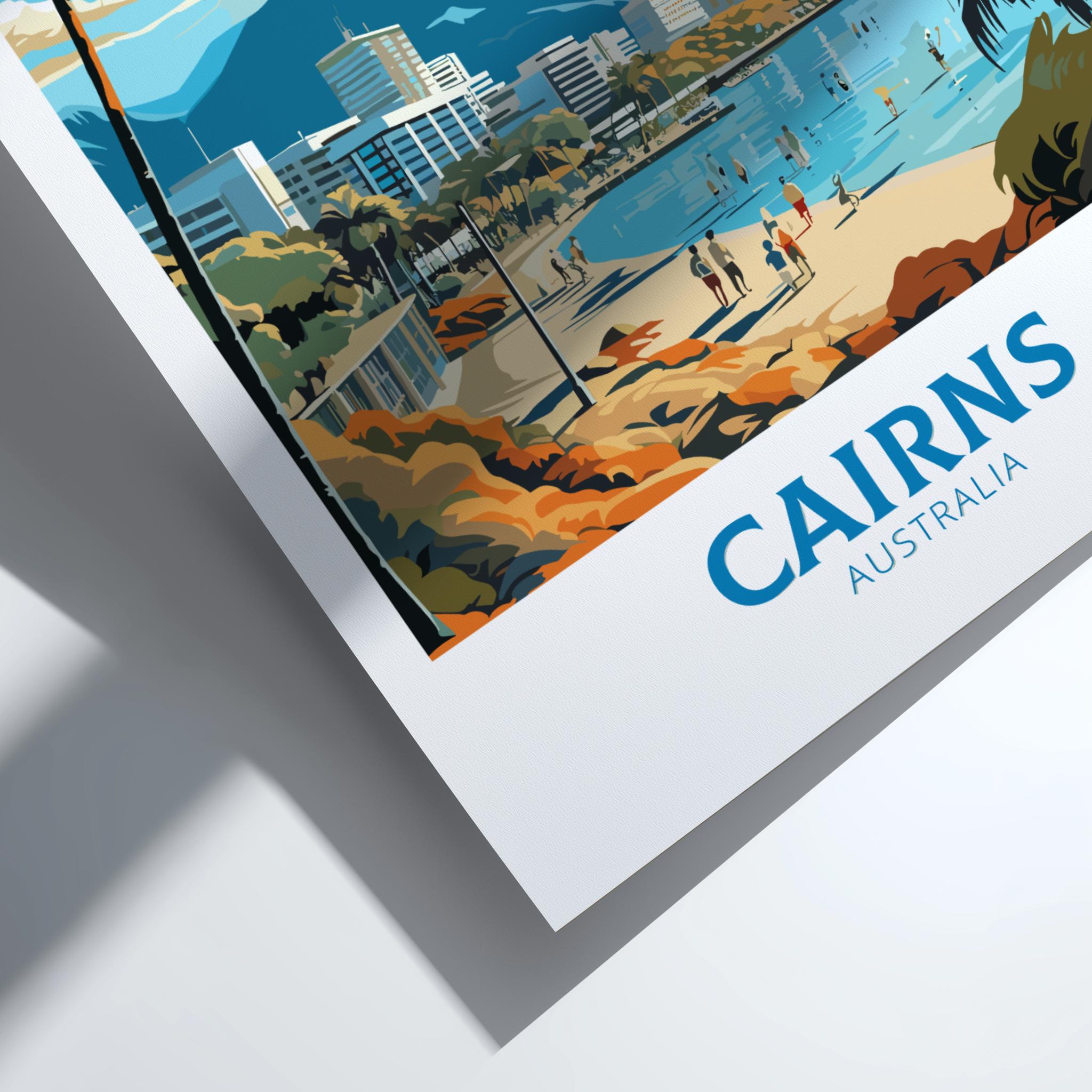 Australia CAIRNS TRAVEL PRINT - WALLART AUSTRALIA