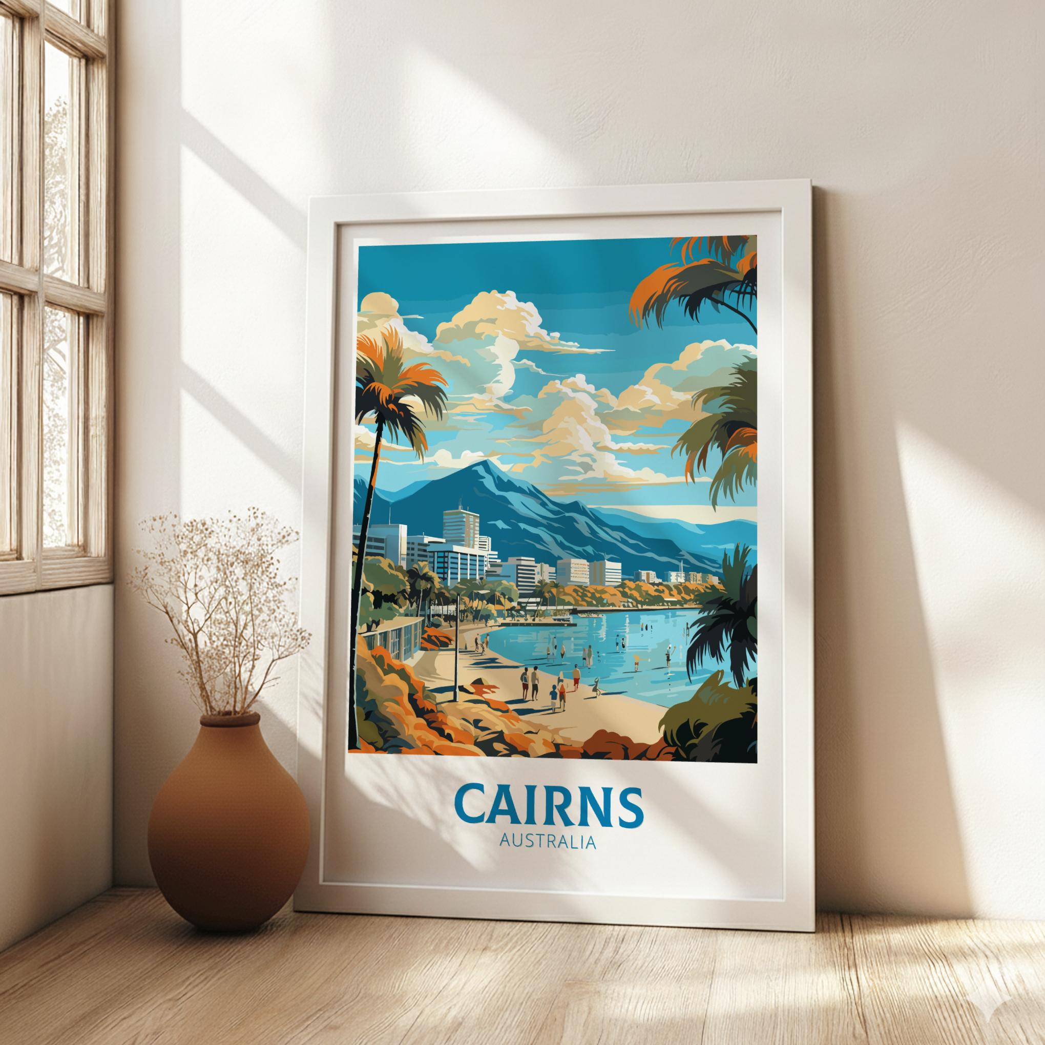 Australia CAIRNS TRAVEL PRINT - WALLART AUSTRALIA