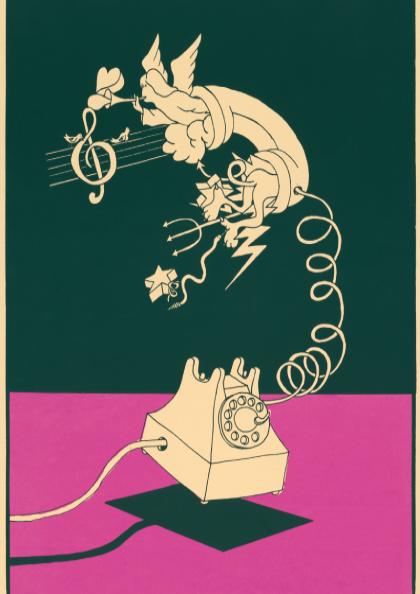 Call For Help - Famous Art Mashup - Minimalist Relatable Wall Art