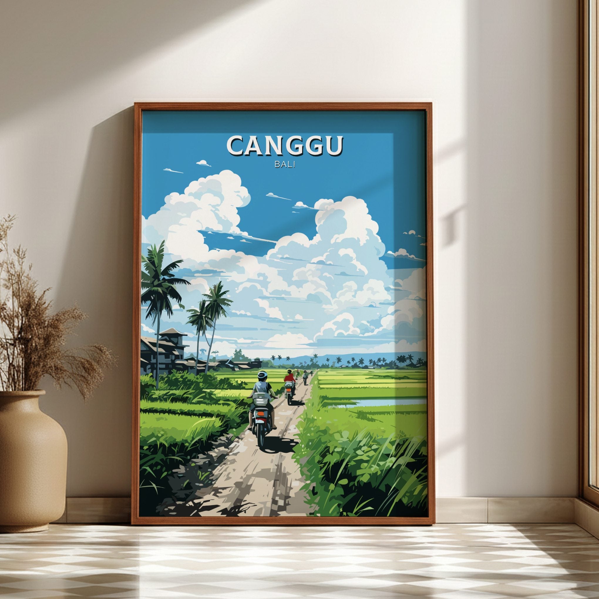 Asian CANGGU PRINT - BALI ARTWORK
