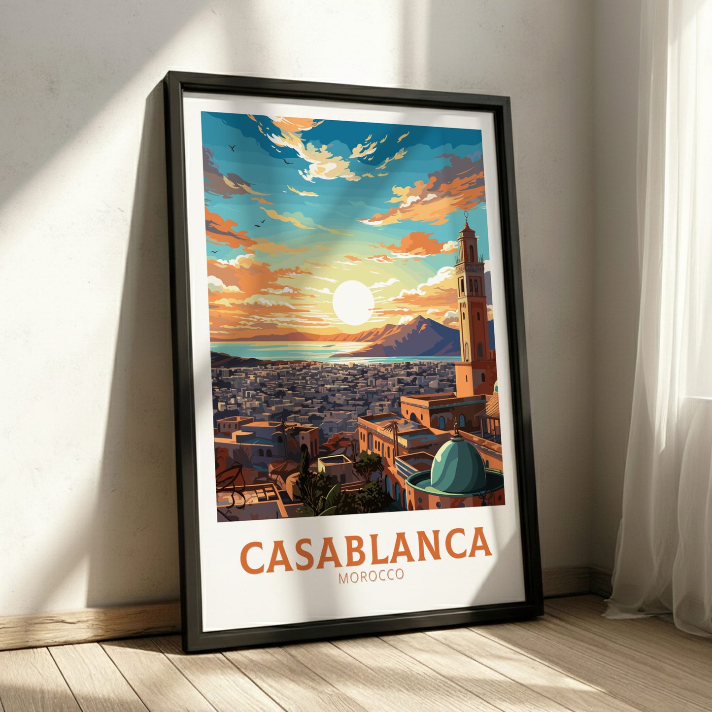 Casablanca Print - Retro Artwork