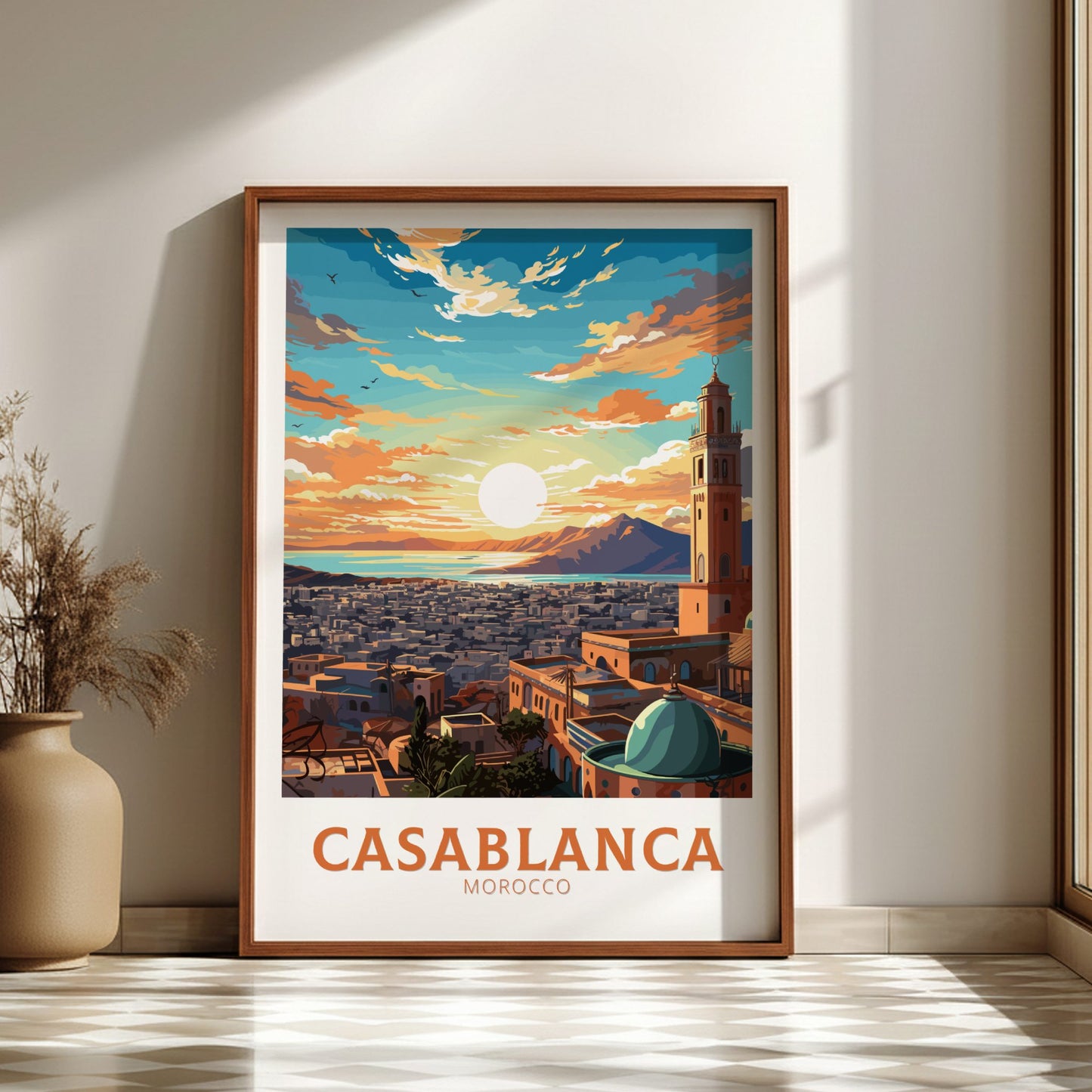 Casablanca Print - Retro Artwork