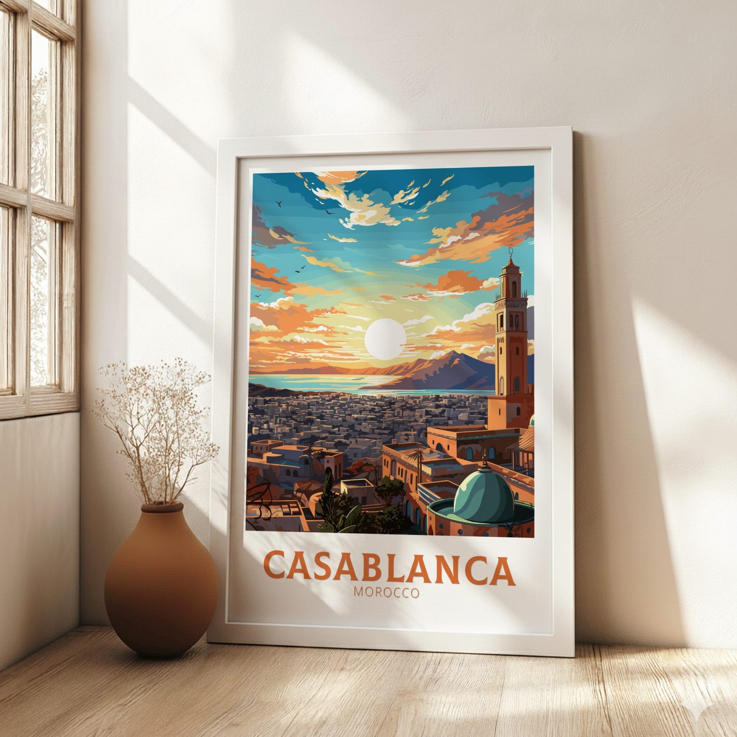 Casablanca Print - Retro Artwork