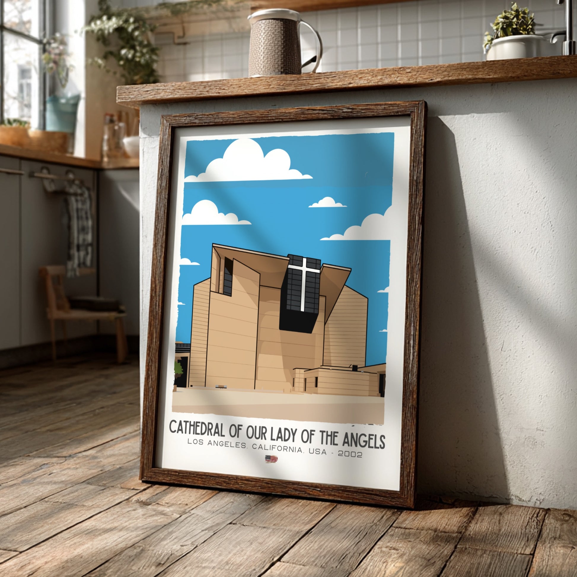 Cathedral of Our Lady of the Angels Art - The Contemporary Masterpiece Wall Print