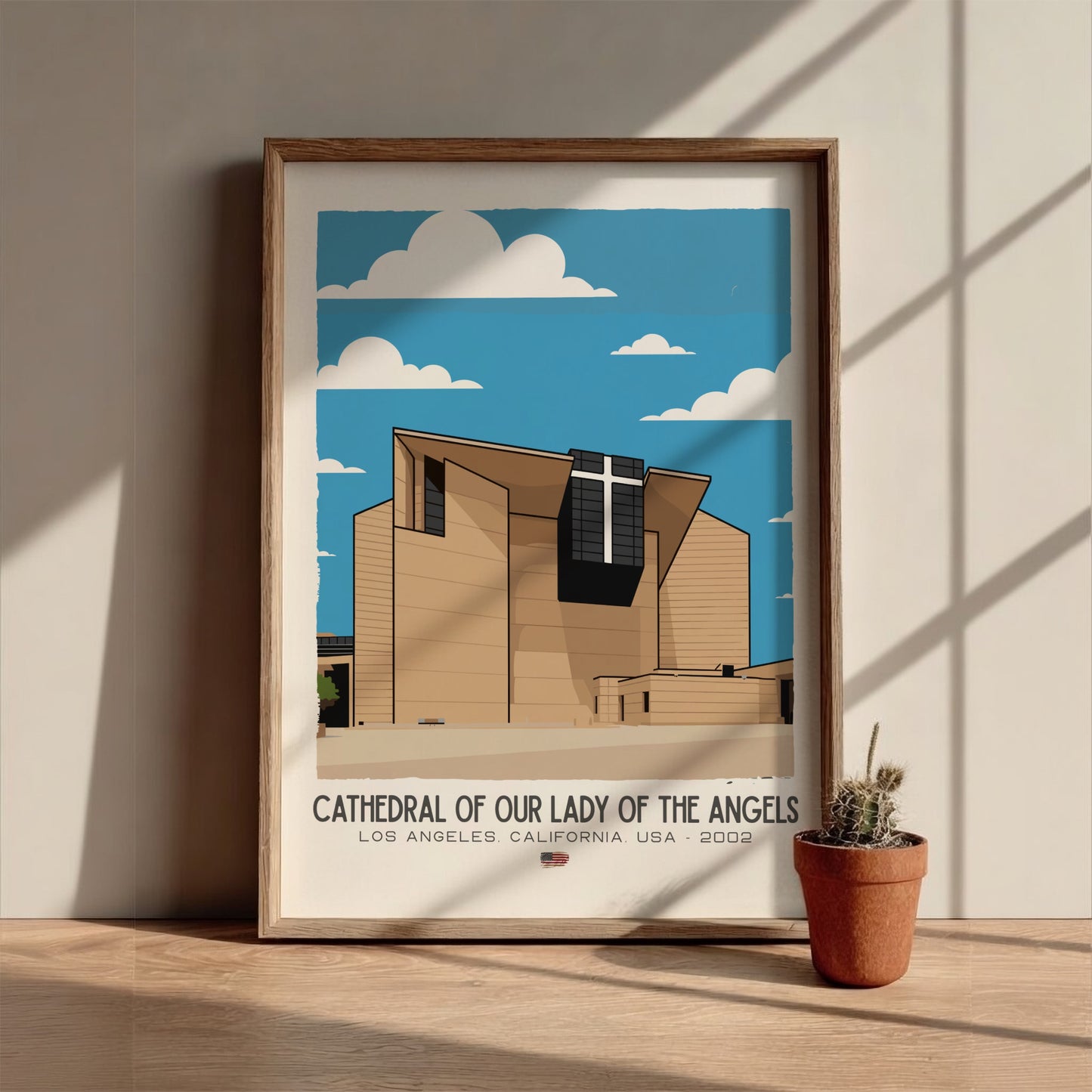 Cathedral of Our Lady of the Angels Art - The Contemporary Masterpiece Wall Print