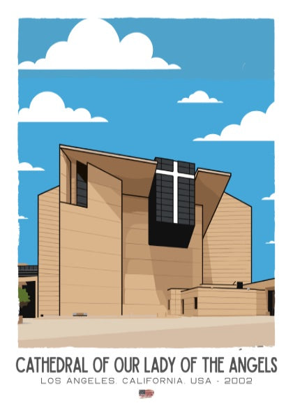 Cathedral of Our Lady of the Angels Art - The Contemporary Masterpiece Wall Print