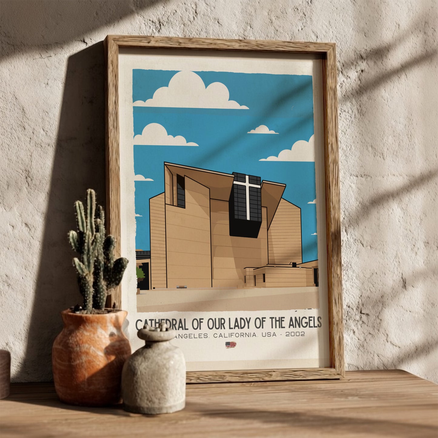 Cathedral of Our Lady of the Angels Art - The Contemporary Masterpiece Wall Print