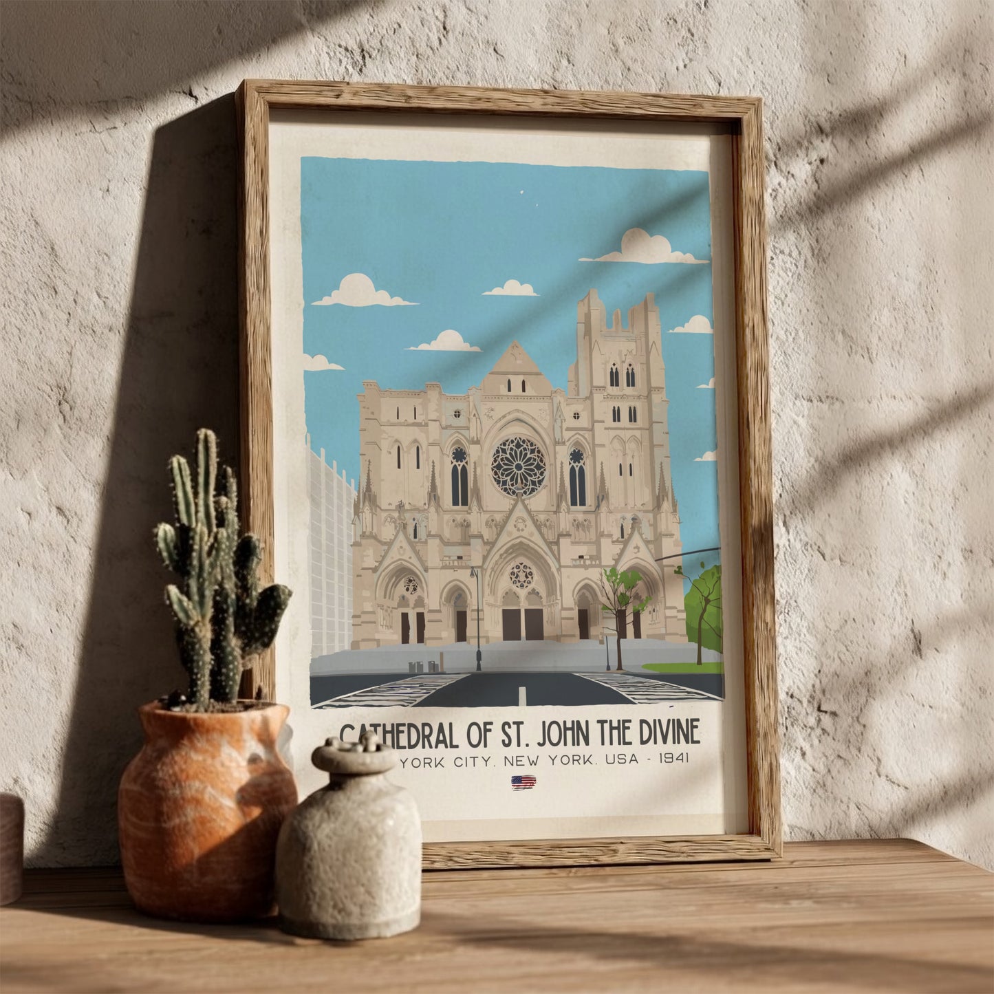 Cathedral of St. John the Divine Art - The Gothic Giant Wall Print