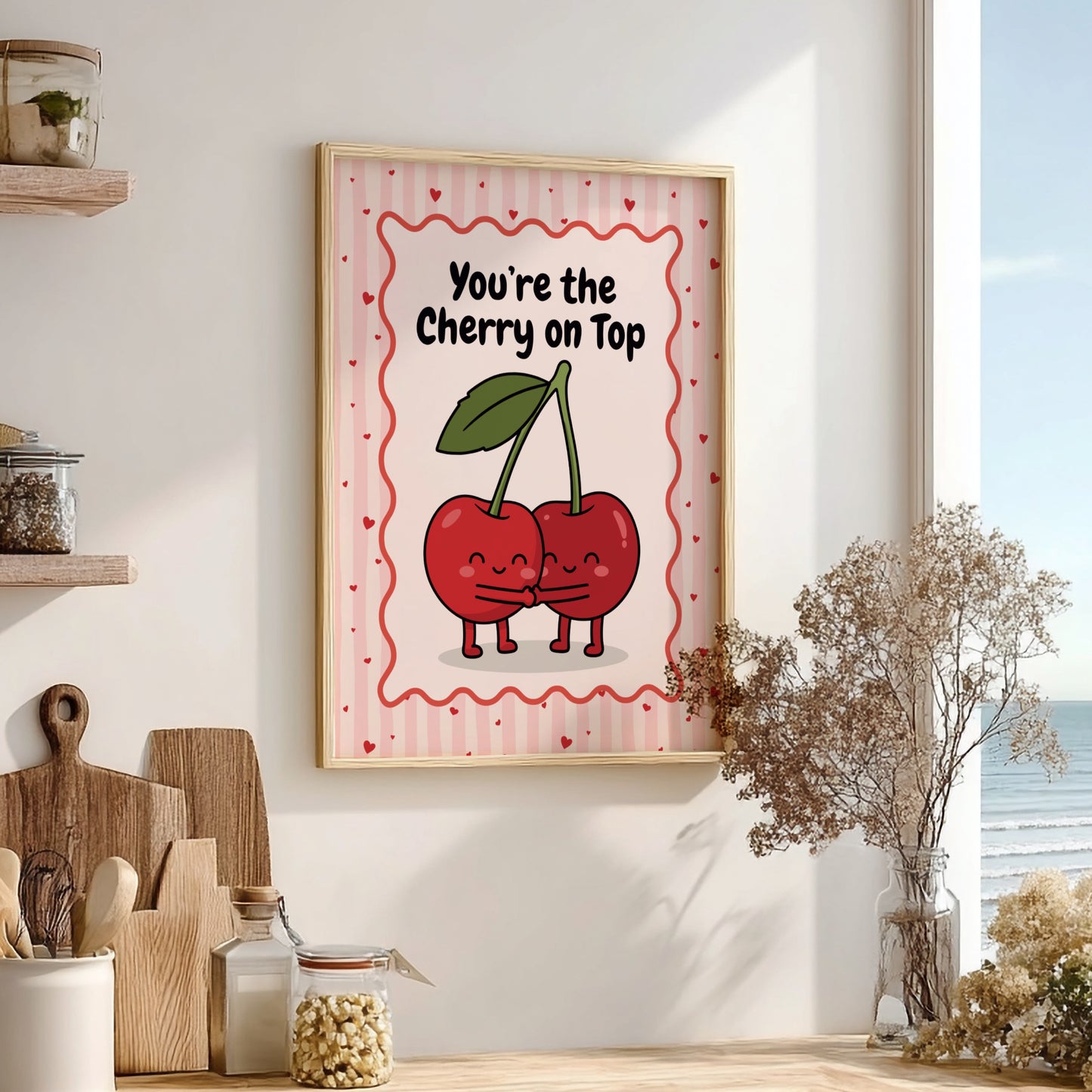 Cherry - Cherry on the Top - Kitchen Wall Art