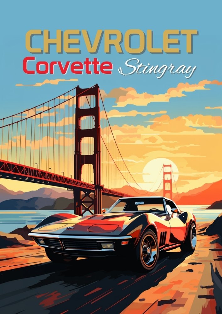 Chevrolet Corvette Stingray C3 Imprimer