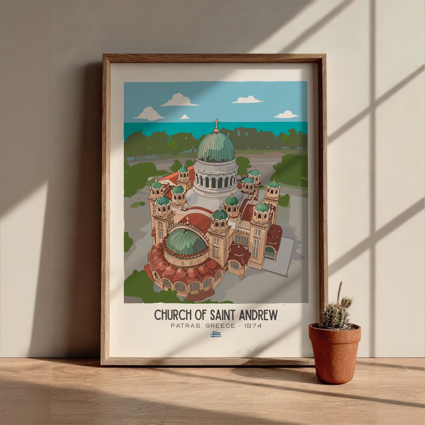Church of Saint Andrew Art - The Byzantine Splendor Wall Print