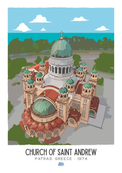 Church of Saint Andrew Art - The Byzantine Splendor Wall Print