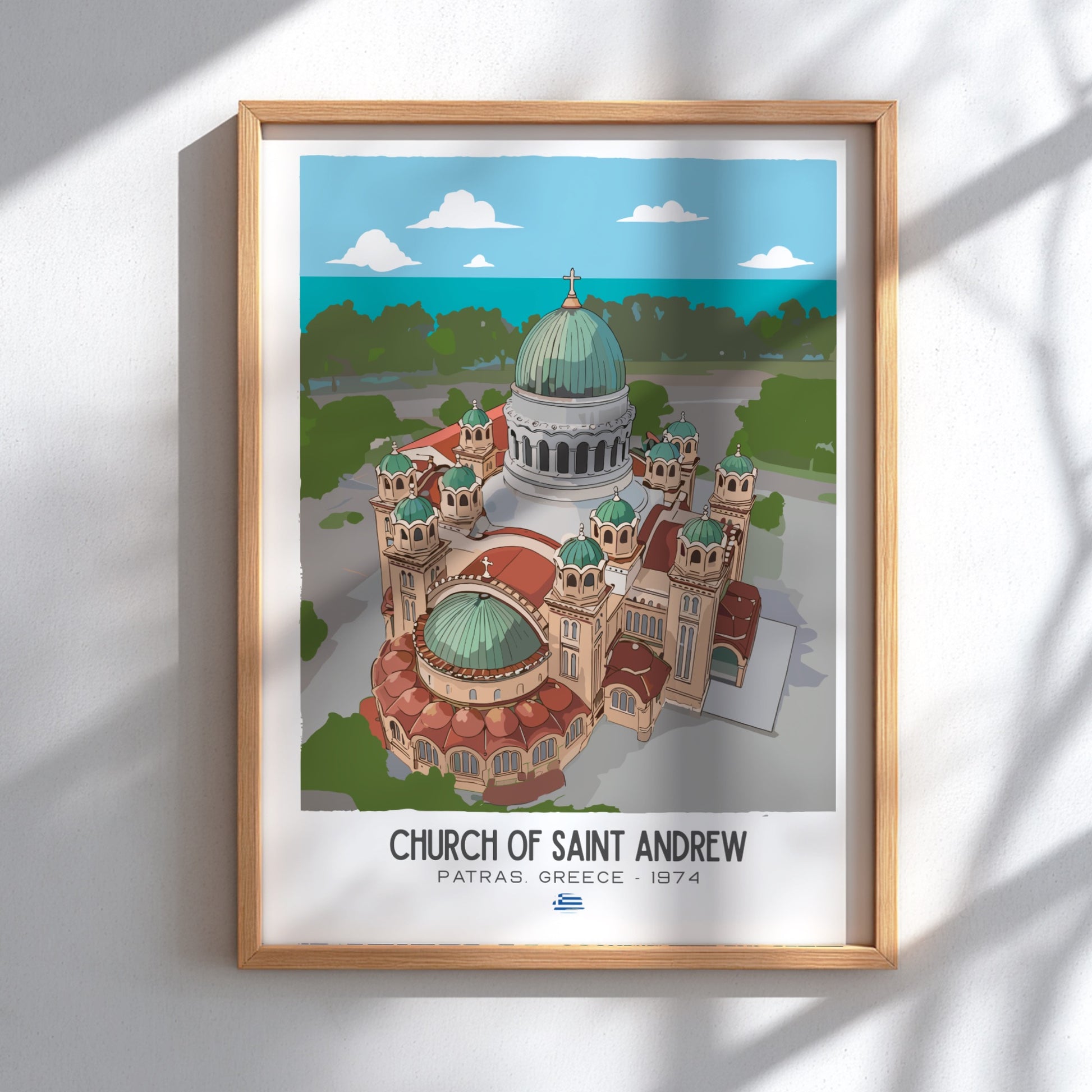 Church of Saint Andrew Art - The Byzantine Splendor Wall Print