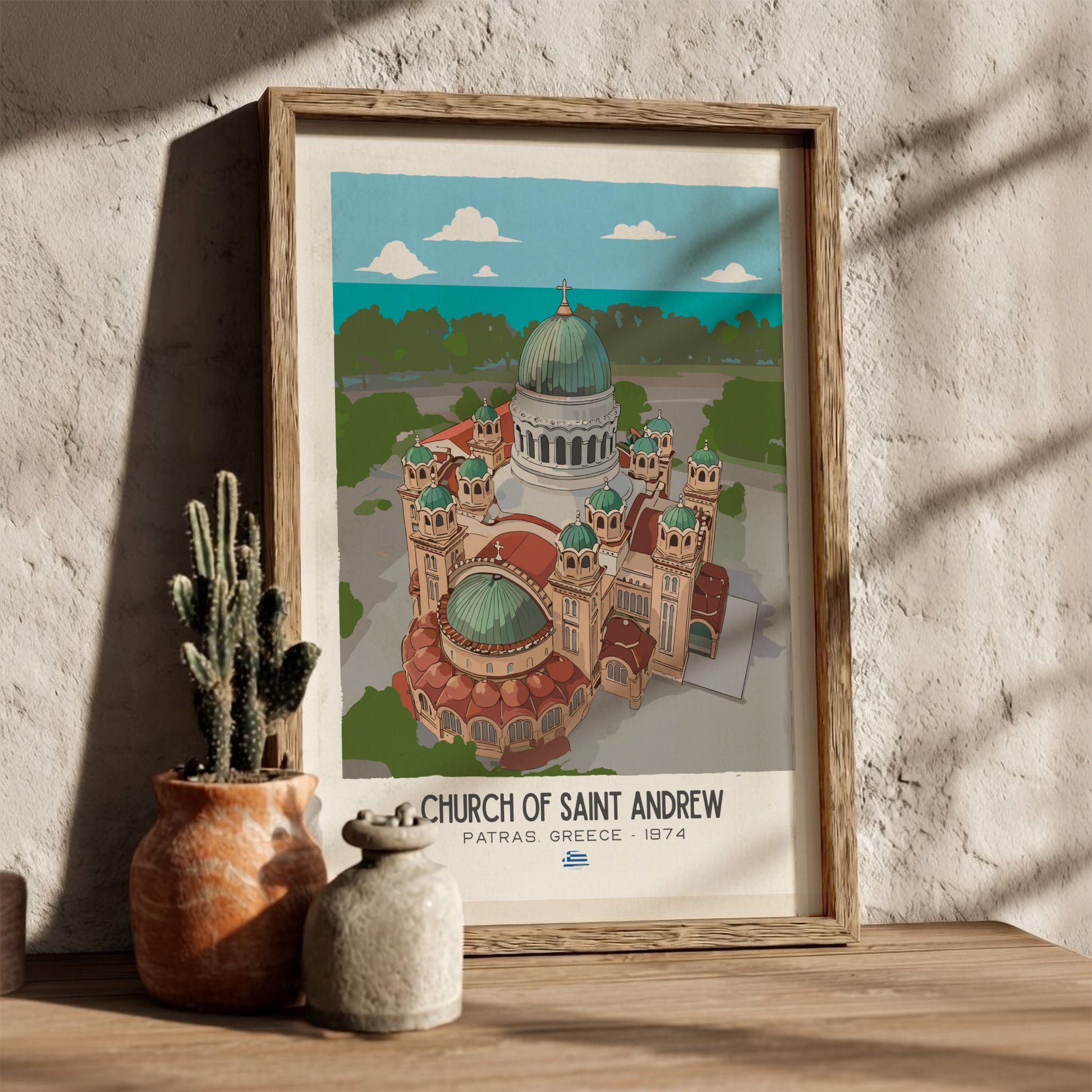 Church of Saint Andrew Art - The Byzantine Splendor Wall Print