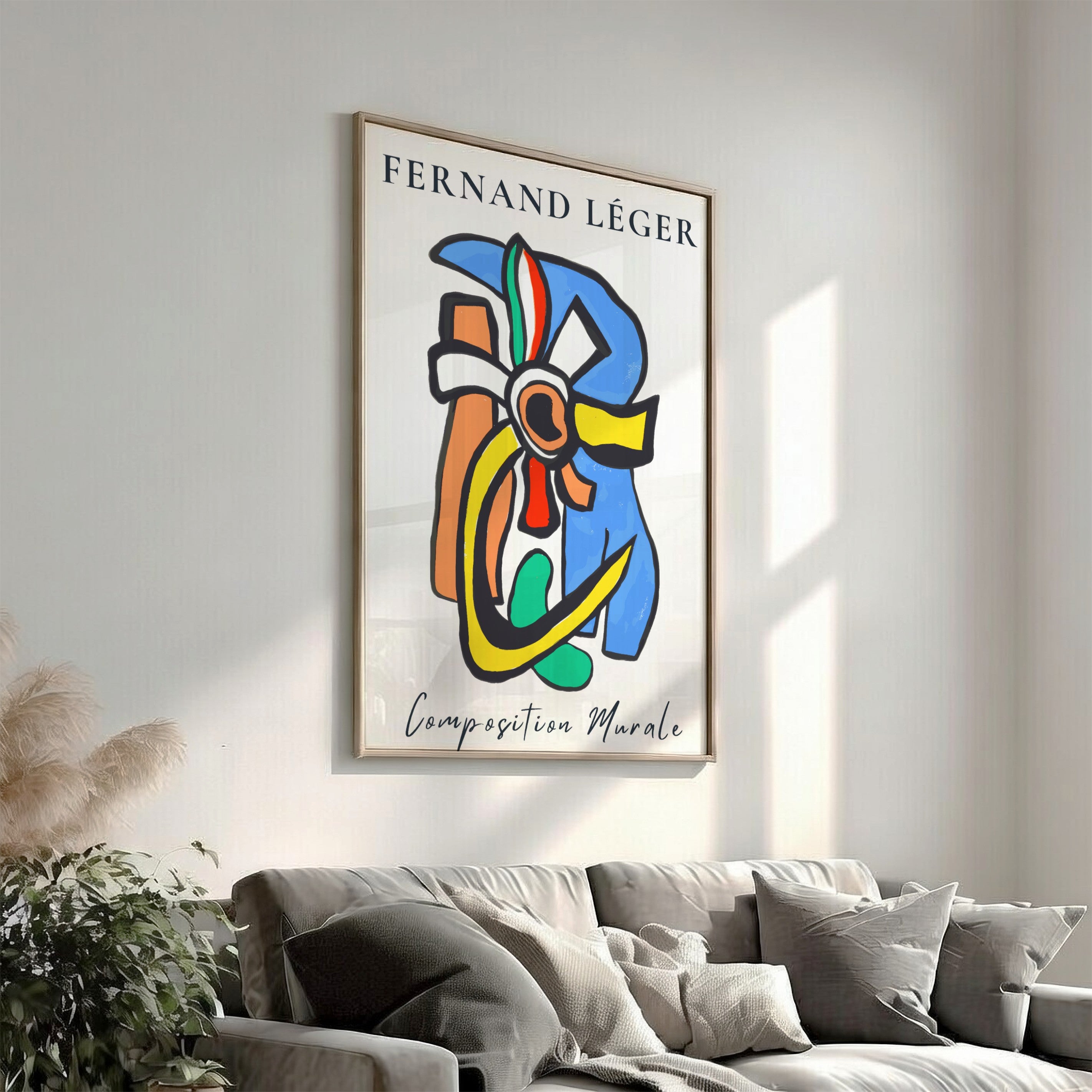 Composition Murale Poster - Fernand Léger Art, Modern Wall Decor
