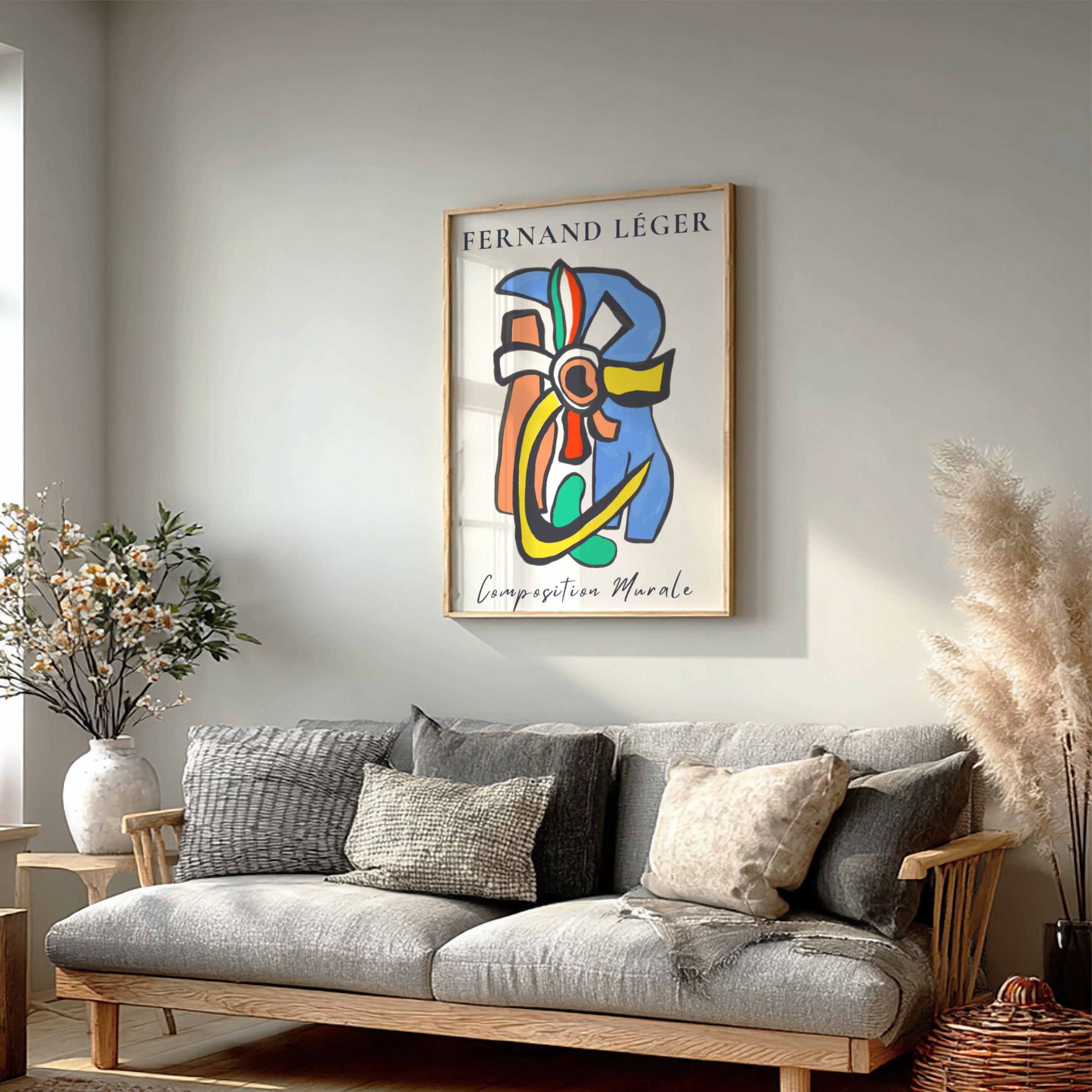 Composition Murale Poster - Fernand Léger Art, Modern Wall Decor