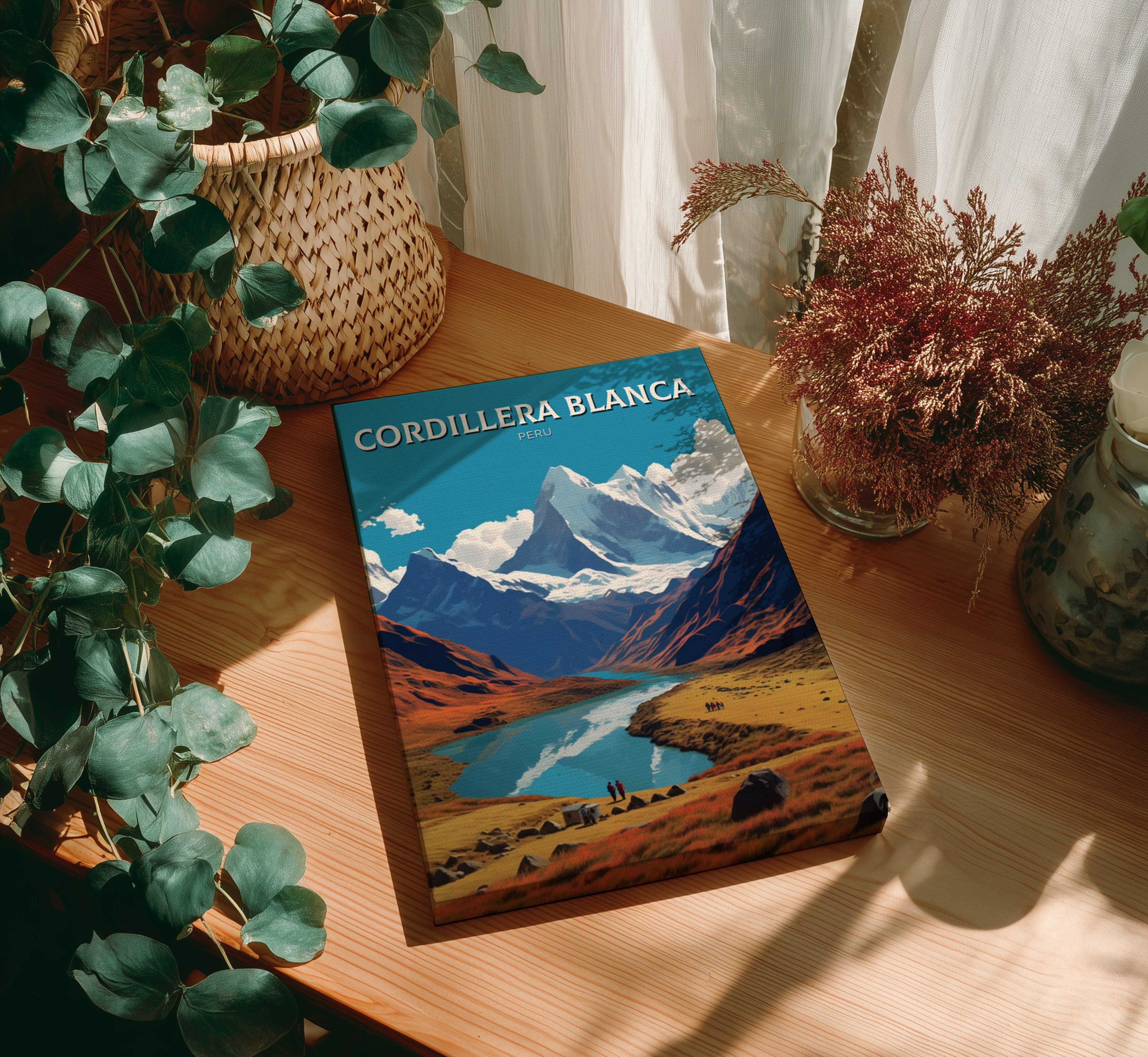South America CORDILLERA BLANCA PRINT - TRAVEL ART