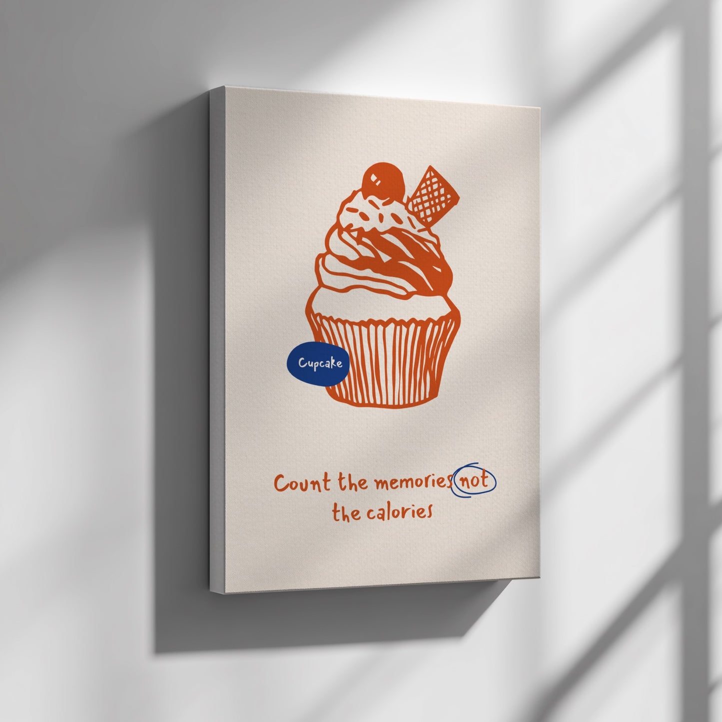 Cupcake Poster - Sweet Treats & Bakery Vibes Wall Art Print