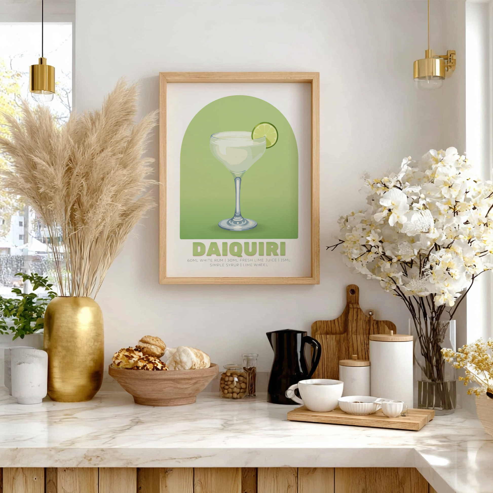 Daiquiri Cocktail Poster - Drinks Wall Art